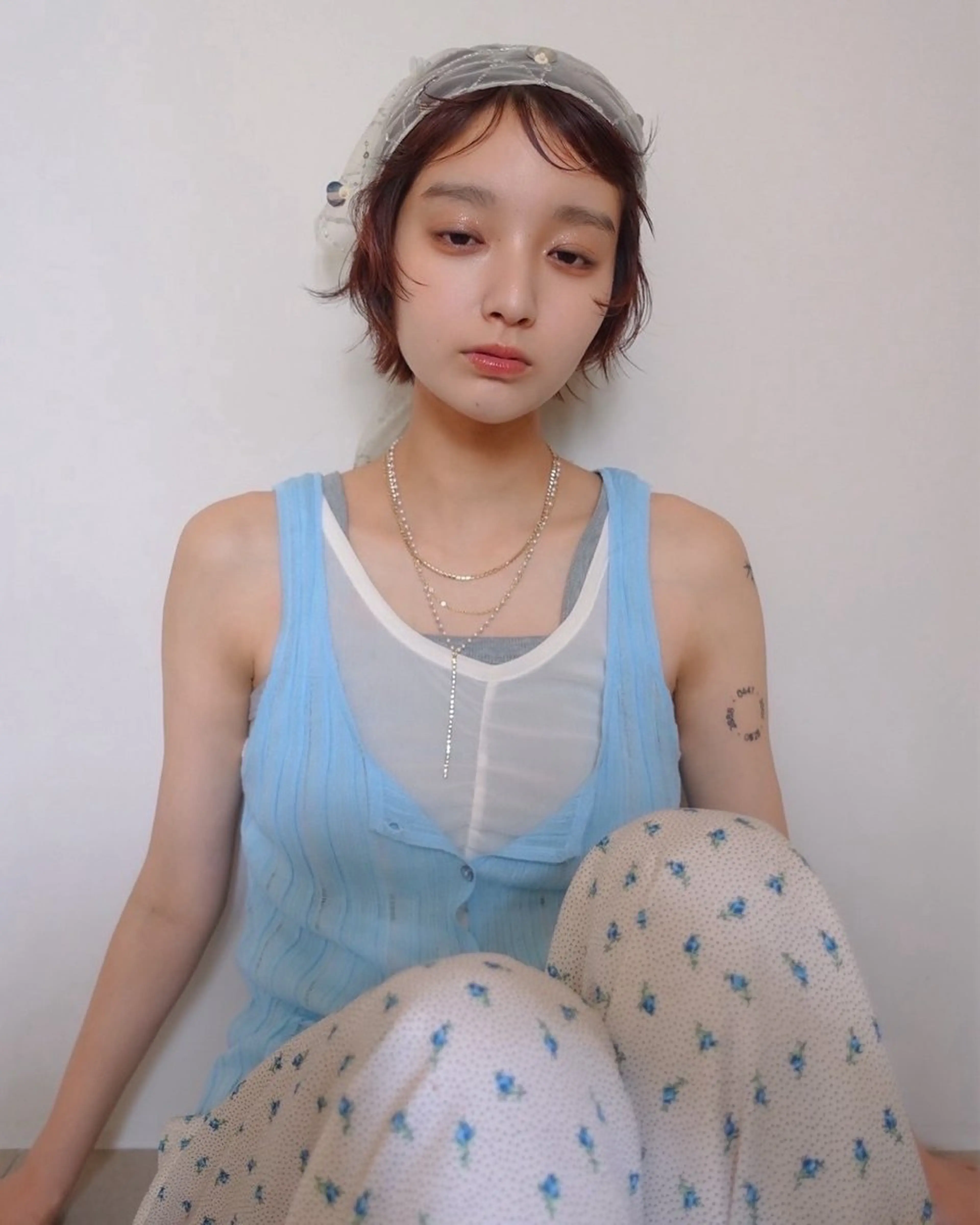 ショート カラー ショートヘア 上田 恋菜のヘアスタイル