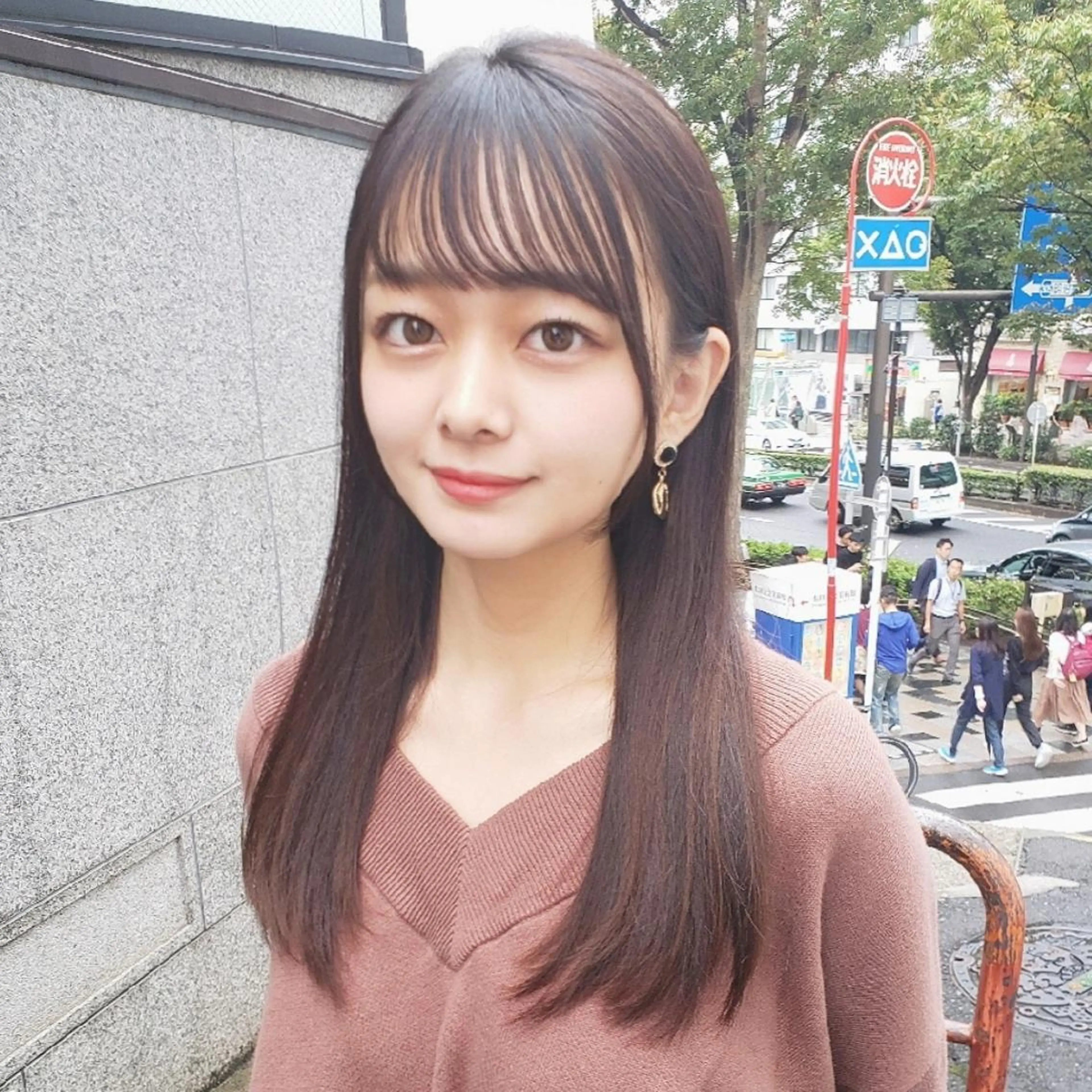 [期間限定price]前髪カット.カラー.ストレート.トリートメント.スタイリングの写真