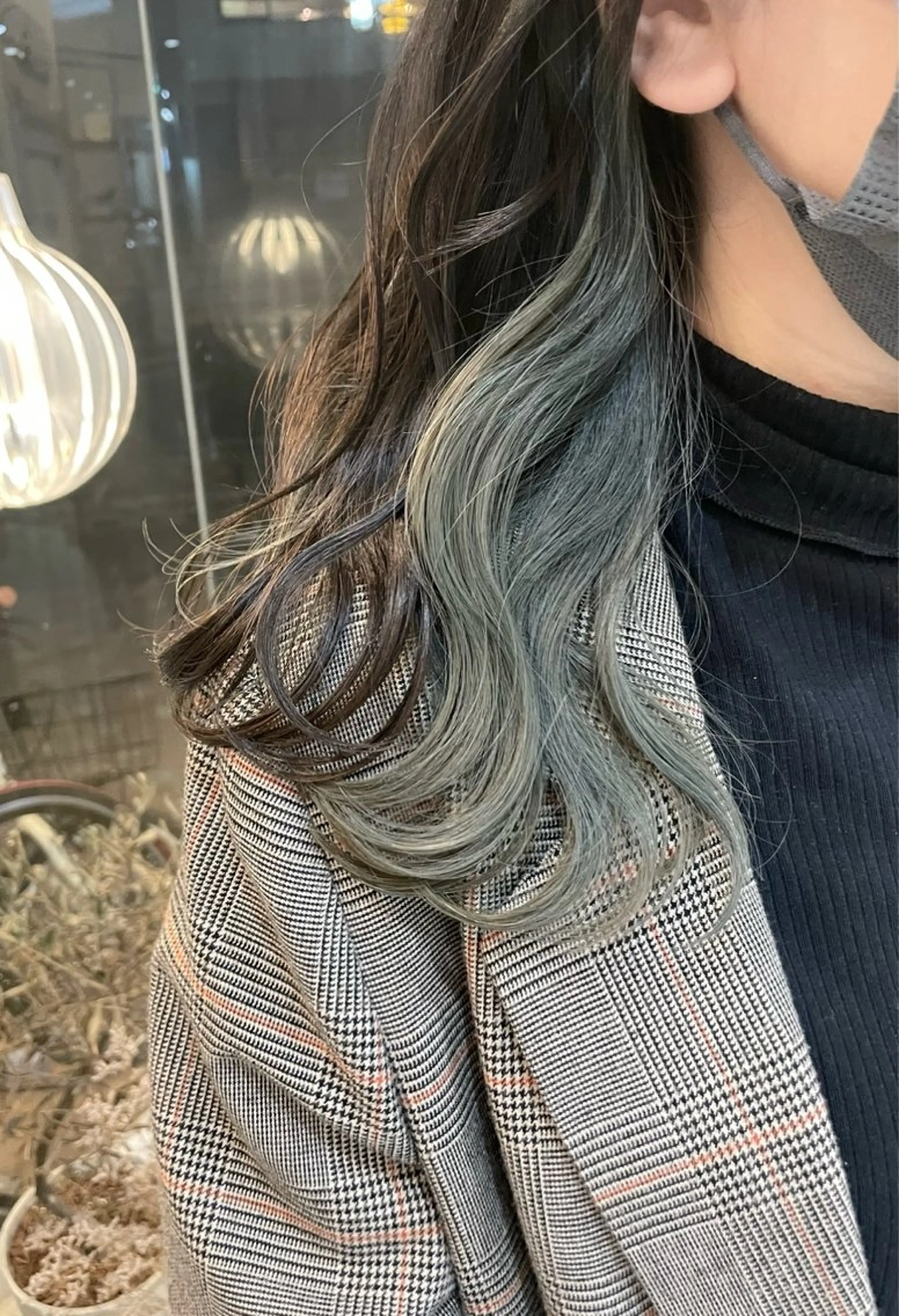 セミロング waku所属・juna🌺/海外 ヘア/ハイトーンのヘアスタイル