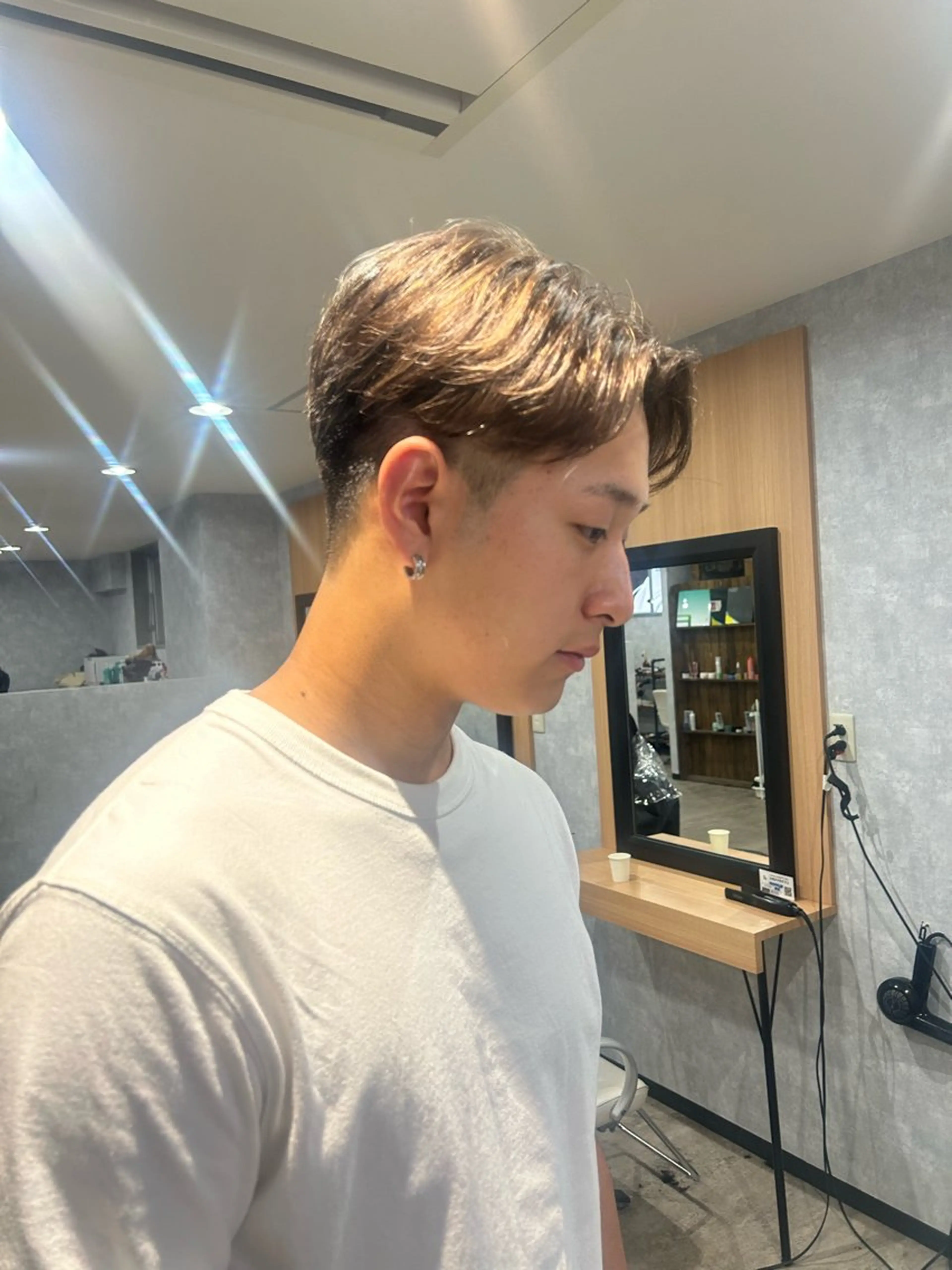 メンズ 最新ケアカラー 髪質改善YUTOのヘアスタイル