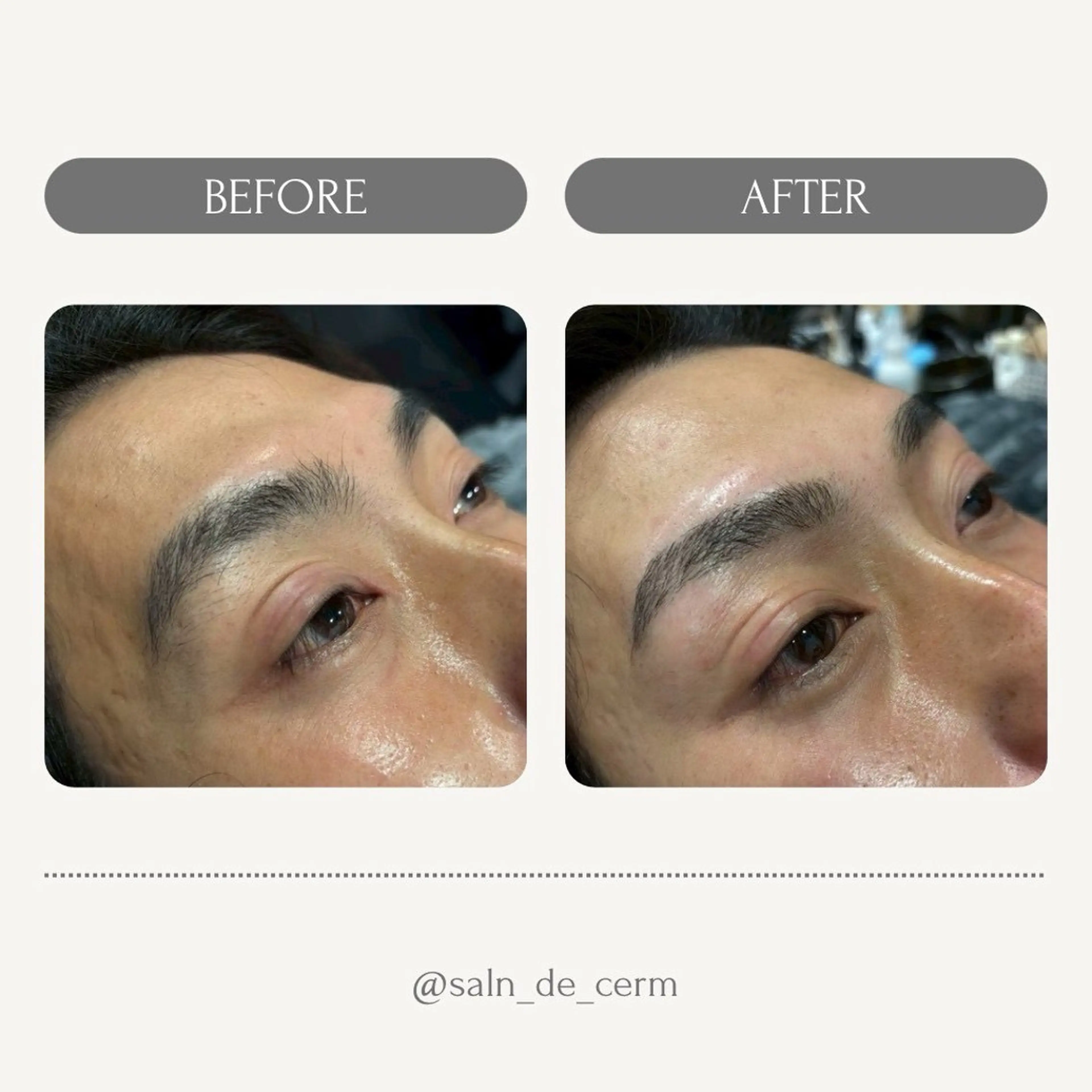 メンズ アイブロウ ワックス脱毛 眉カット その他(アイブロウ) salon de cerm所属・CERM/心斎橋眉毛 /心斎橋HBLの眉毛・アイブロウイメージ
