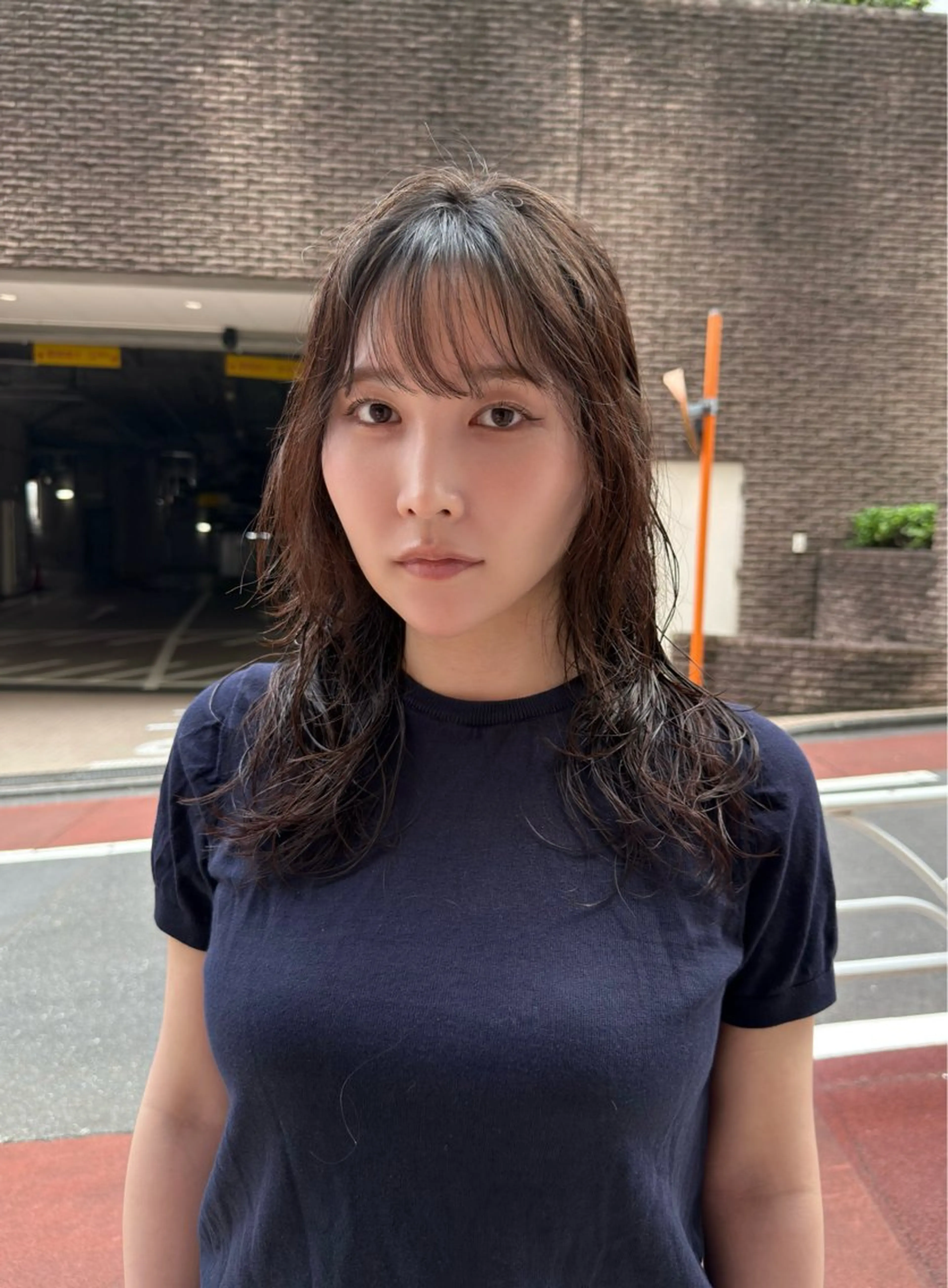 ミディアム パーマ パーマ/ボブ /レイヤー チヒロのヘアスタイル