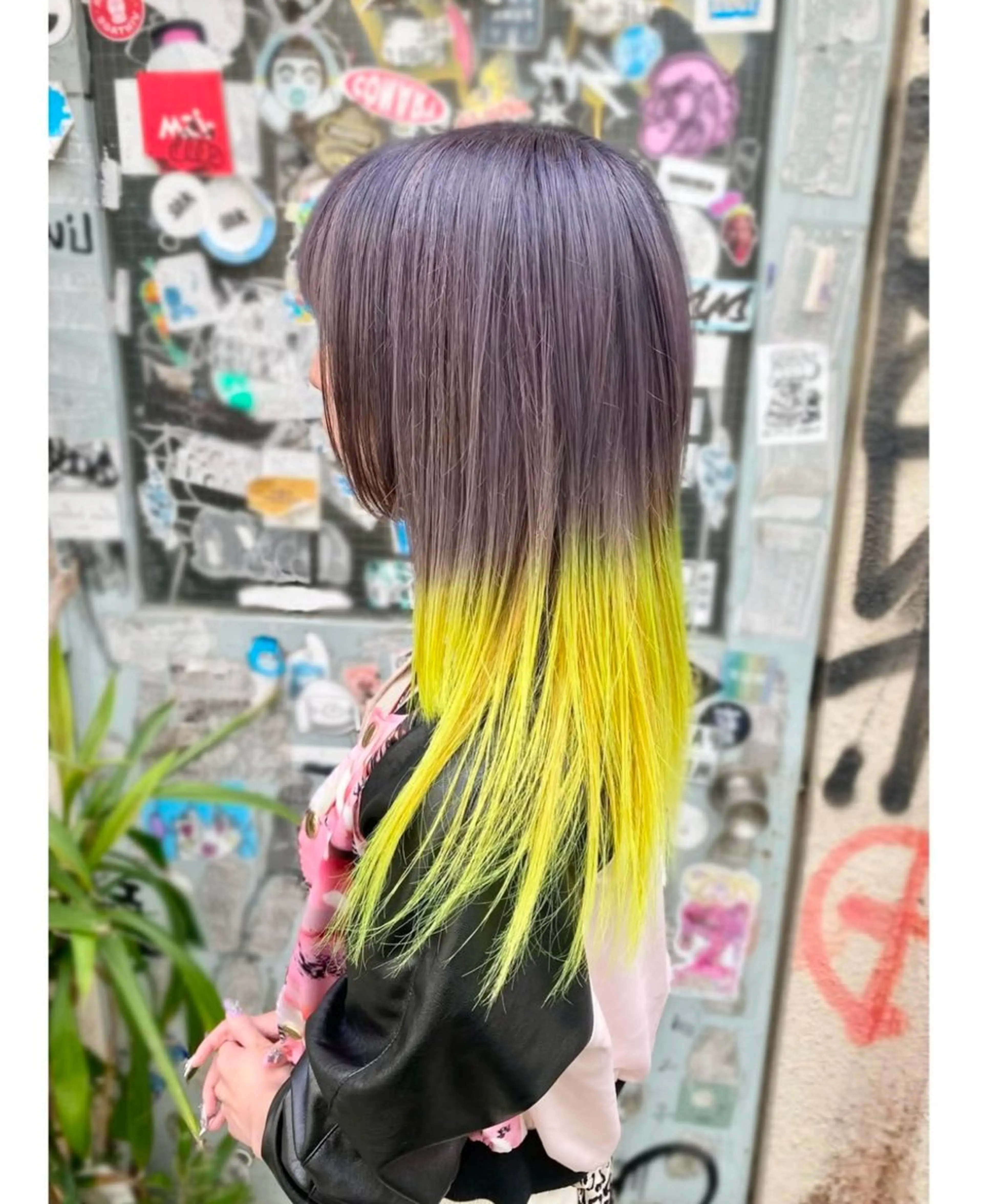 ミディアム カラー アッシュ アッシュグレー アッシュグレージュ グラデーションカラー グレージュ ヘアカラー GARU-ガル-所属・TSUNO🦖 派手髪/オタク美容師のヘアスタイル