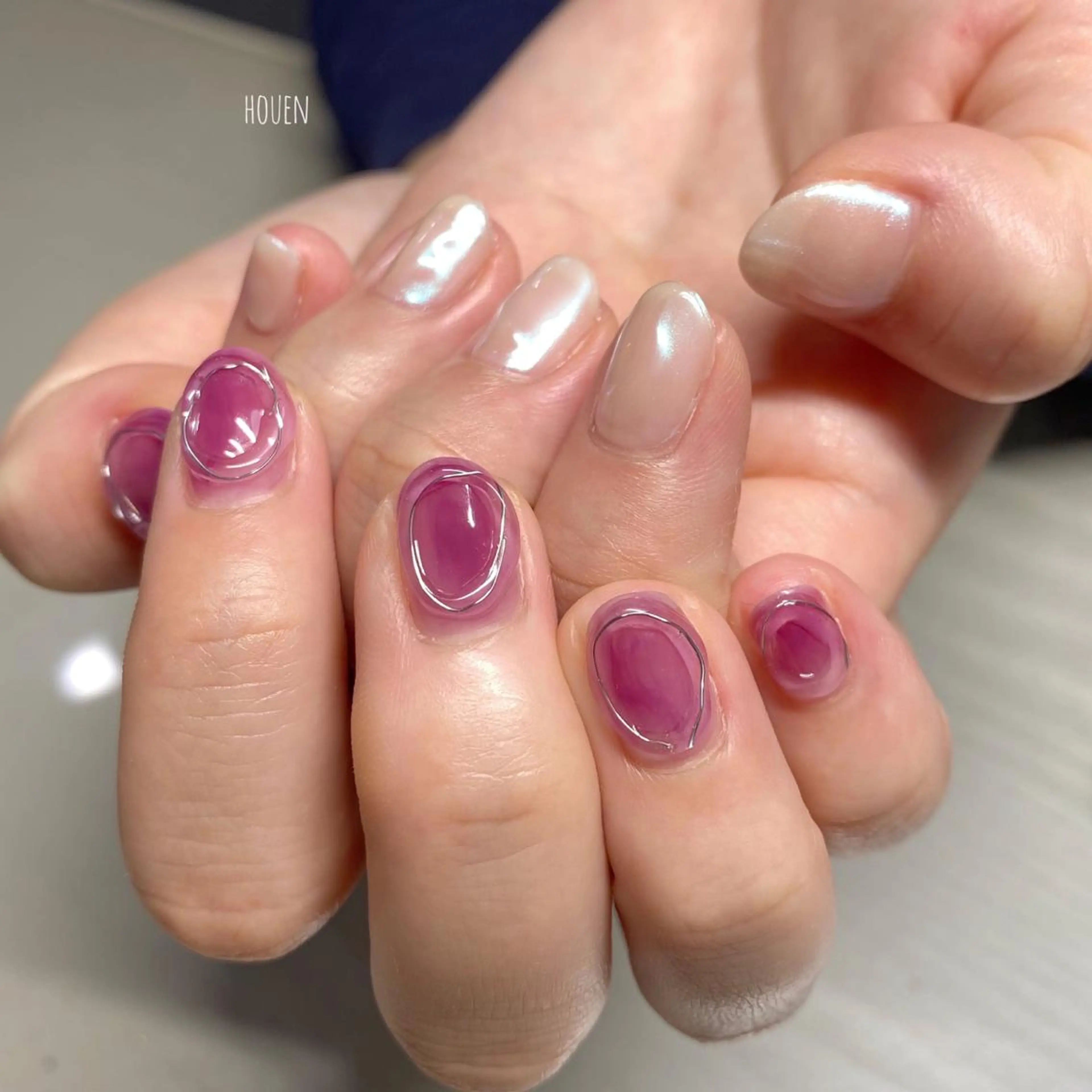ネイル 持ち込み I P'ink nail salon所属・I pinknail 韓国風·持ち込み専門のネイルデザイン