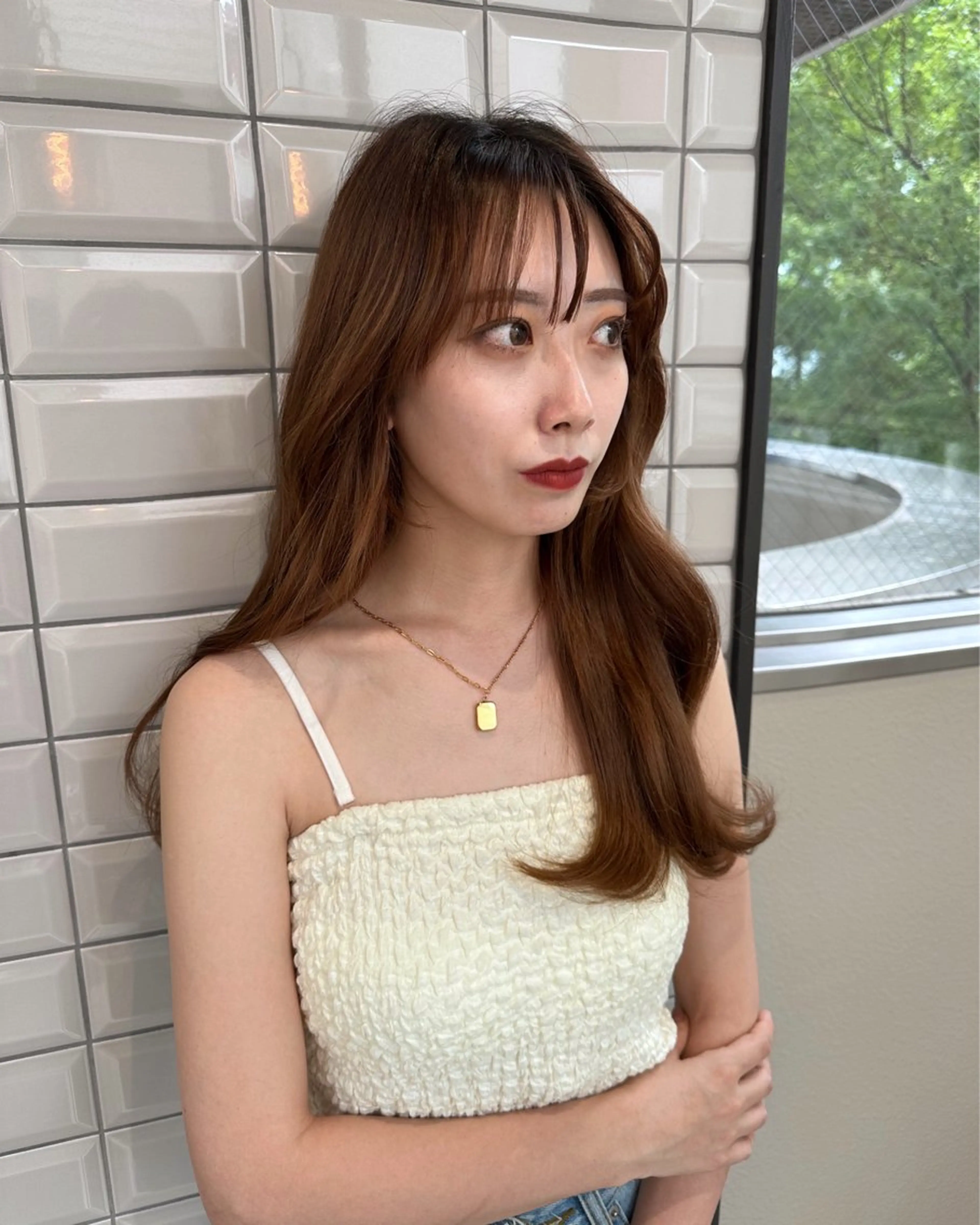 ロング 天神美容室 hack所属・水岡 佳奈美のヘアスタイル