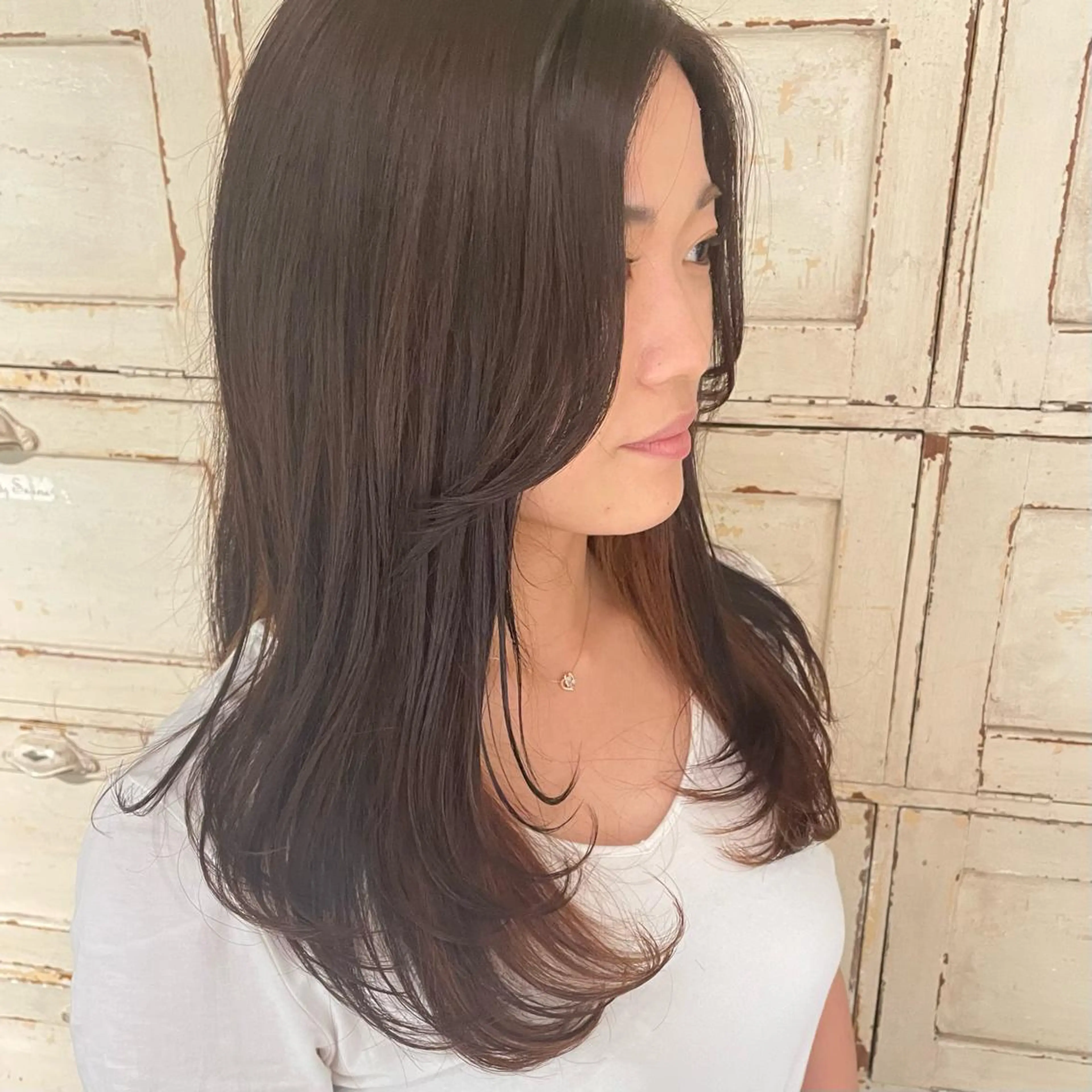 セミロング RorriM natsuのヘアスタイル