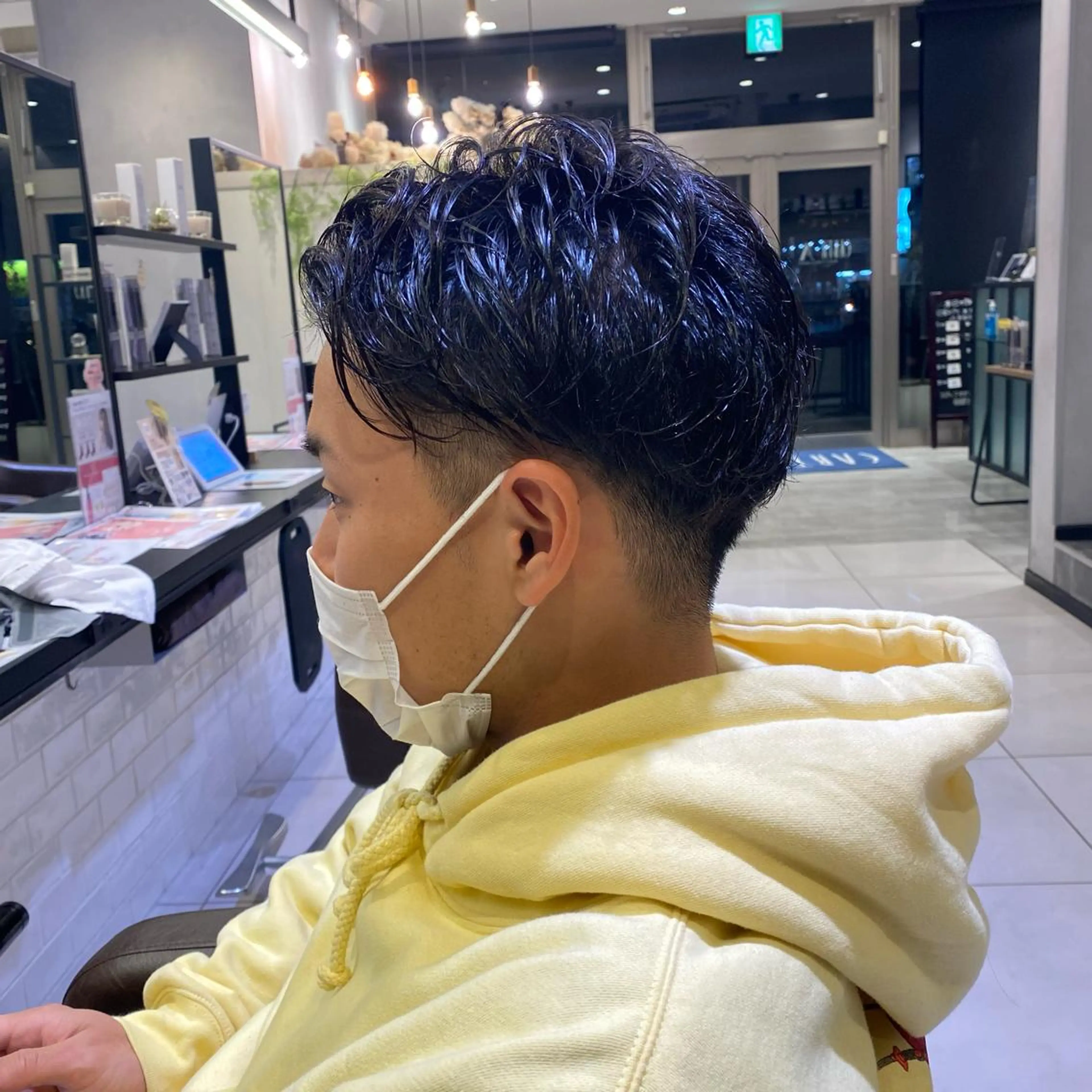 ショート メンズ 刈り上げ ショートヘア 野老 海音のヘアスタイル