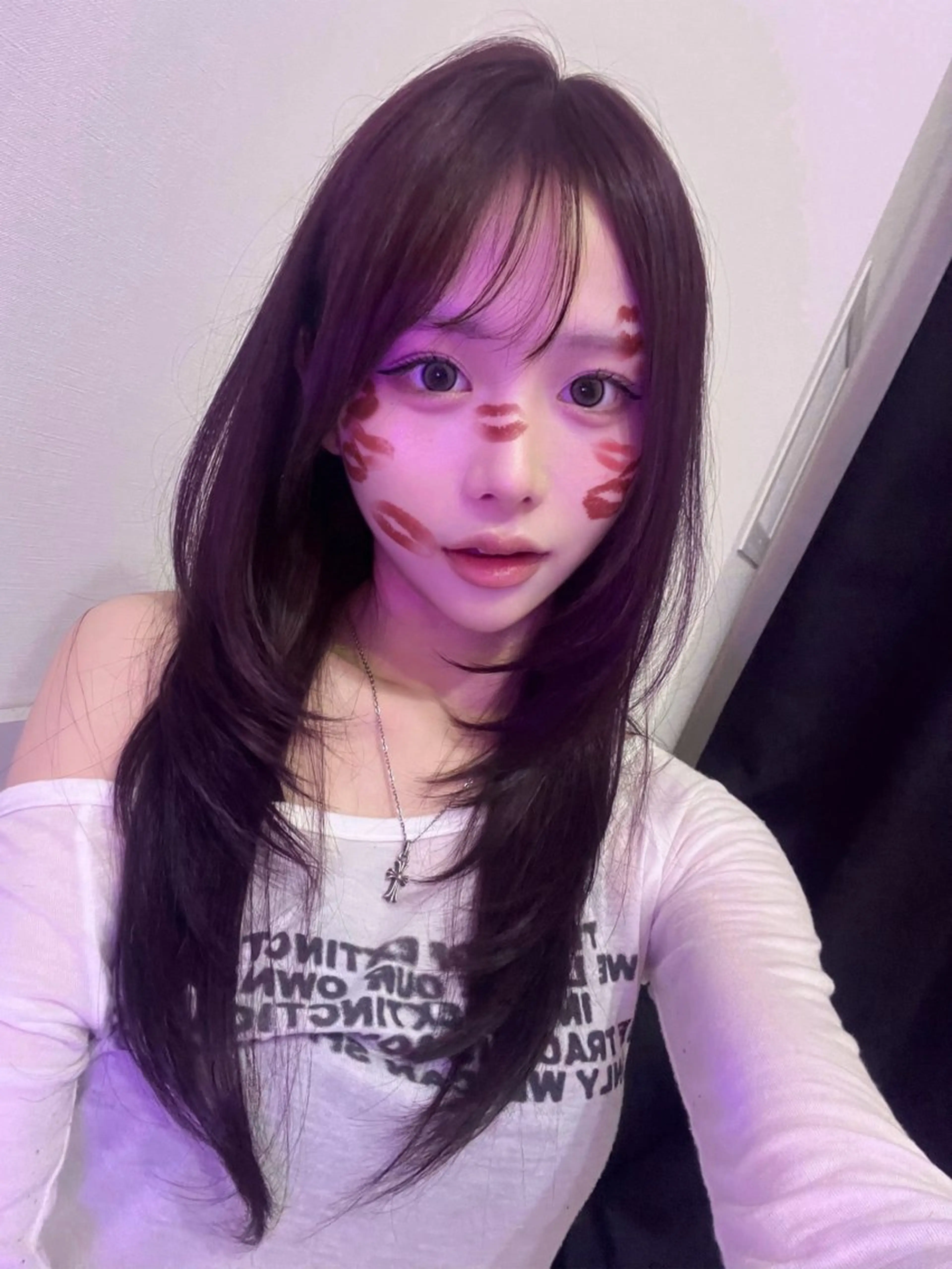 カラー ラベンダーカラー ヘアカラー MAEUL ／shioriのヘアスタイル