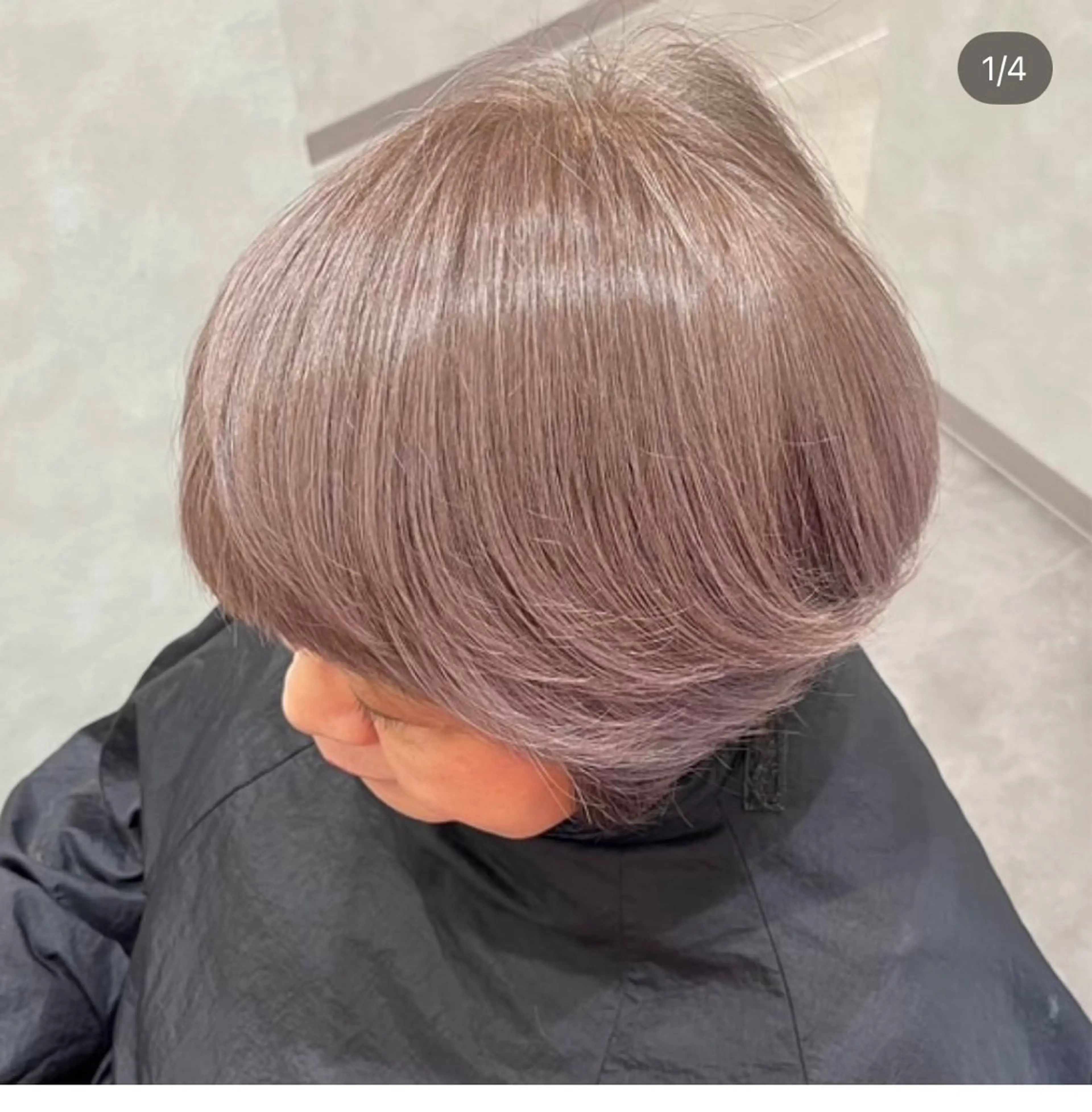 ショート カラー 金 光玉のヘアスタイル