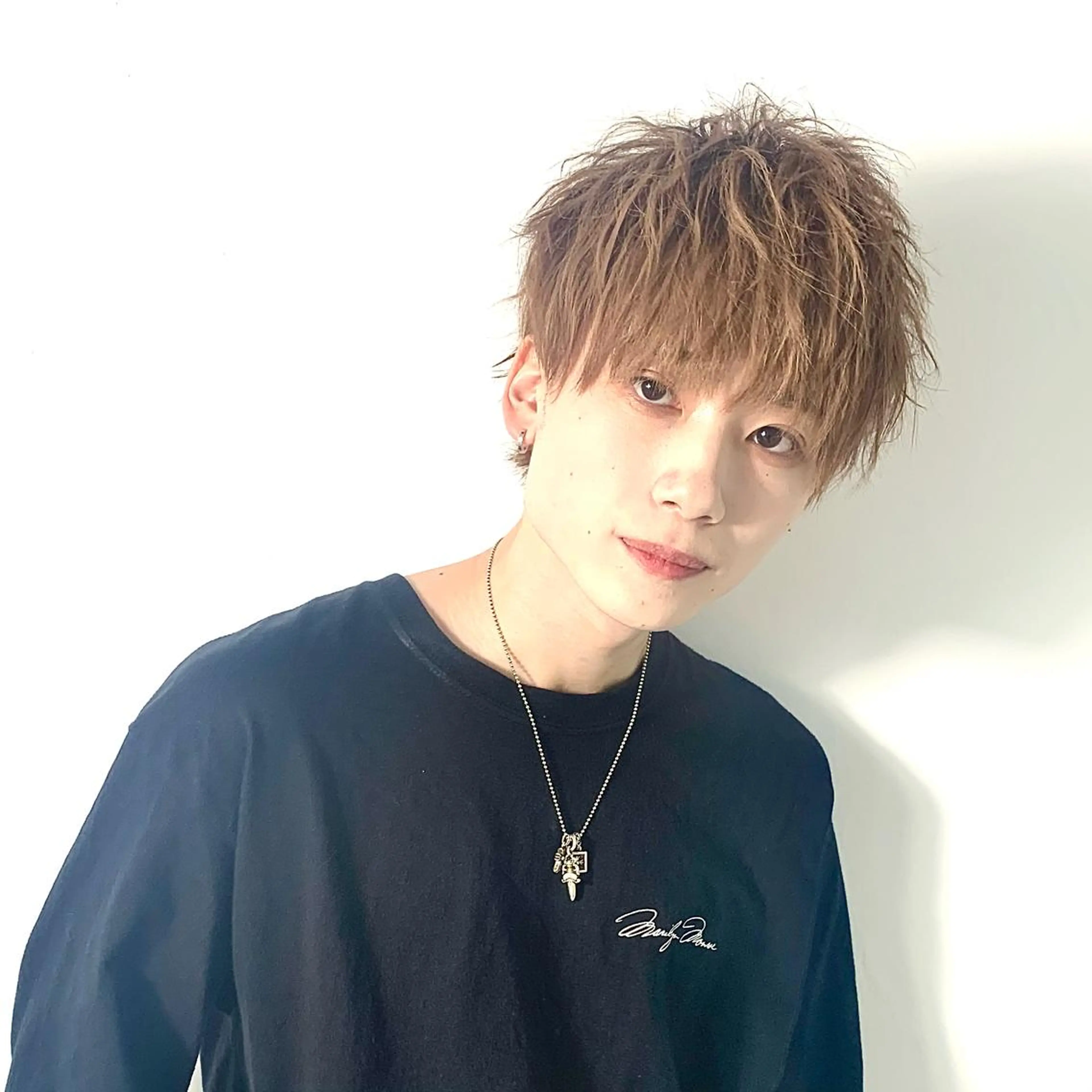 ショート パーマ メンズ カット ヘアカラー 柏メンズカットパーマ NO.1タイチのヘアスタイル