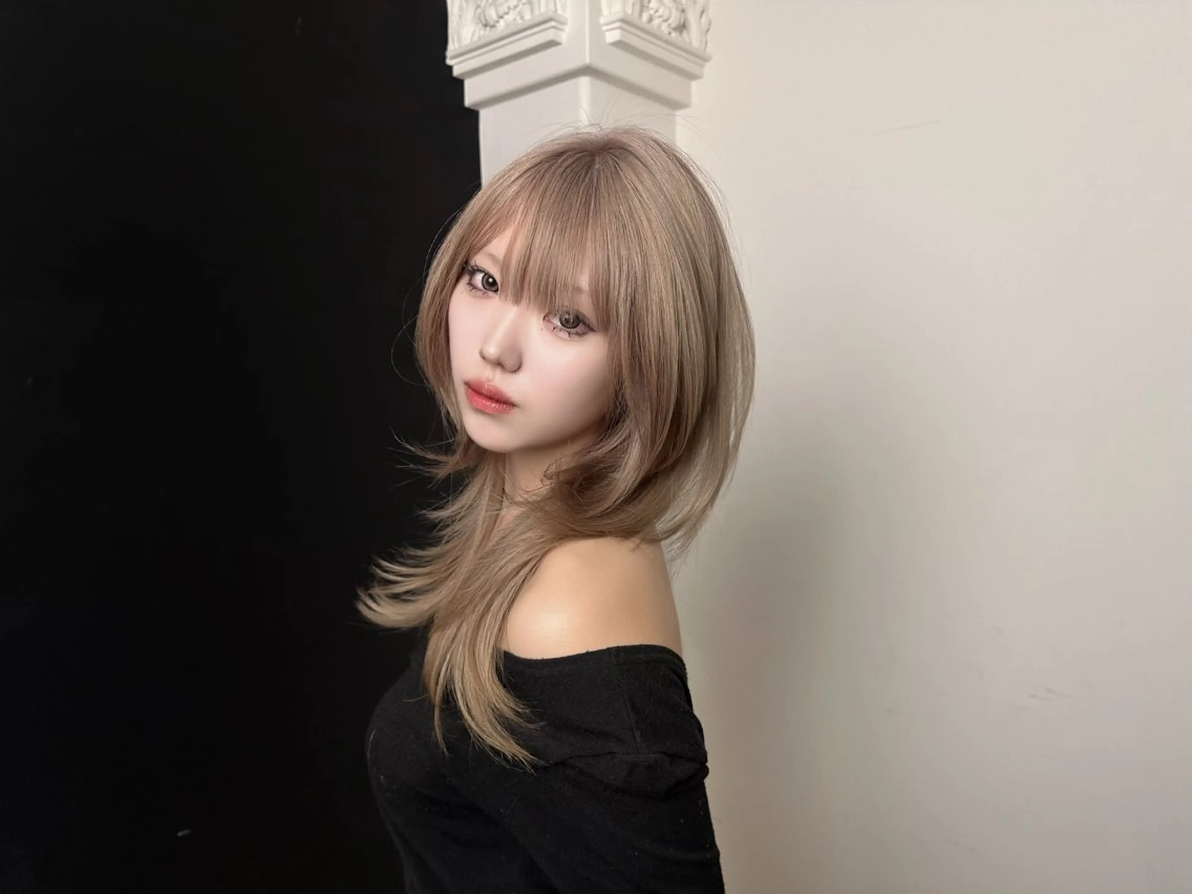 カラー RiA/髪質改善/ レイヤーカットのヘアスタイル