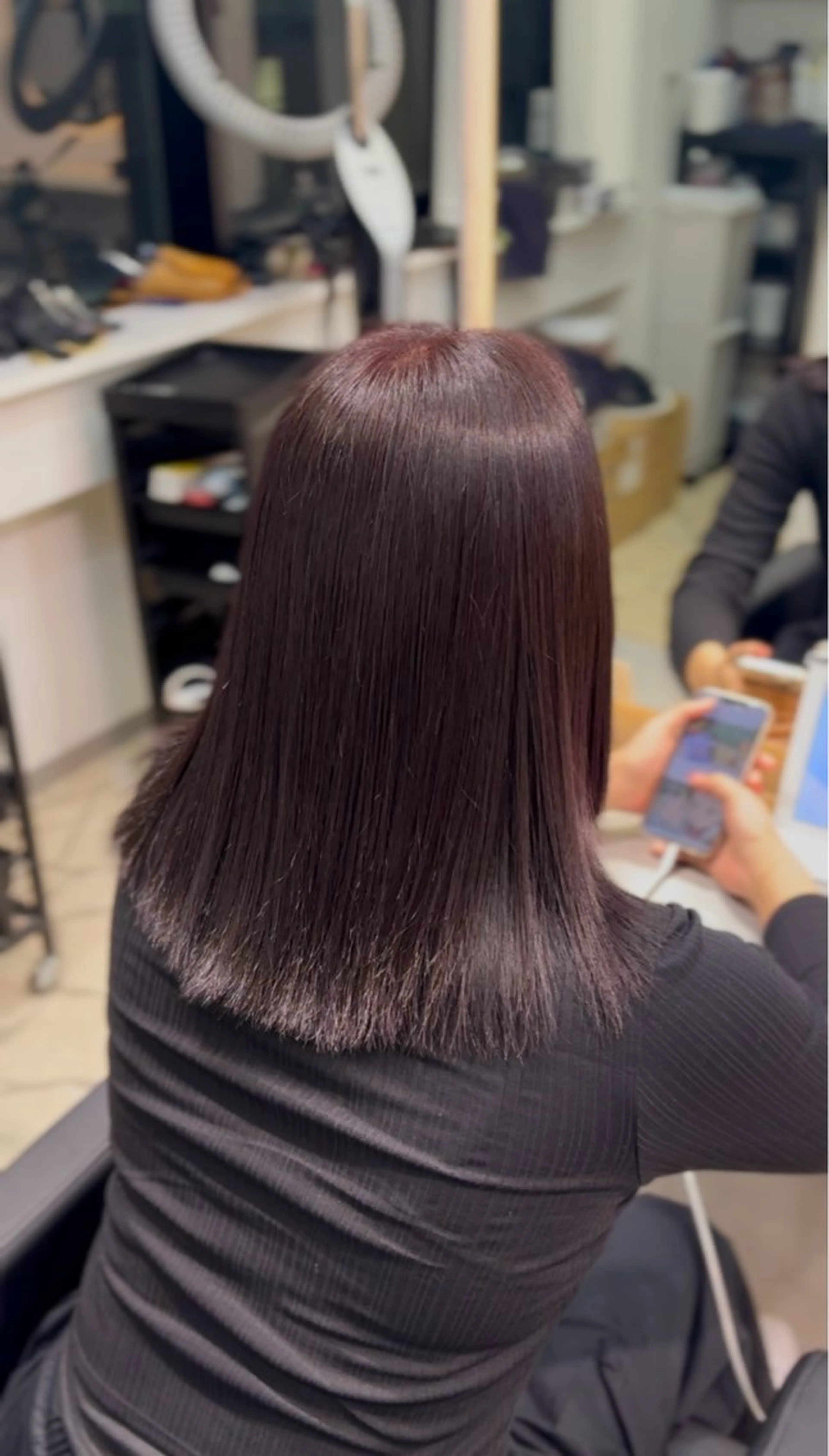 ミディアム lapis マリナのヘアスタイル