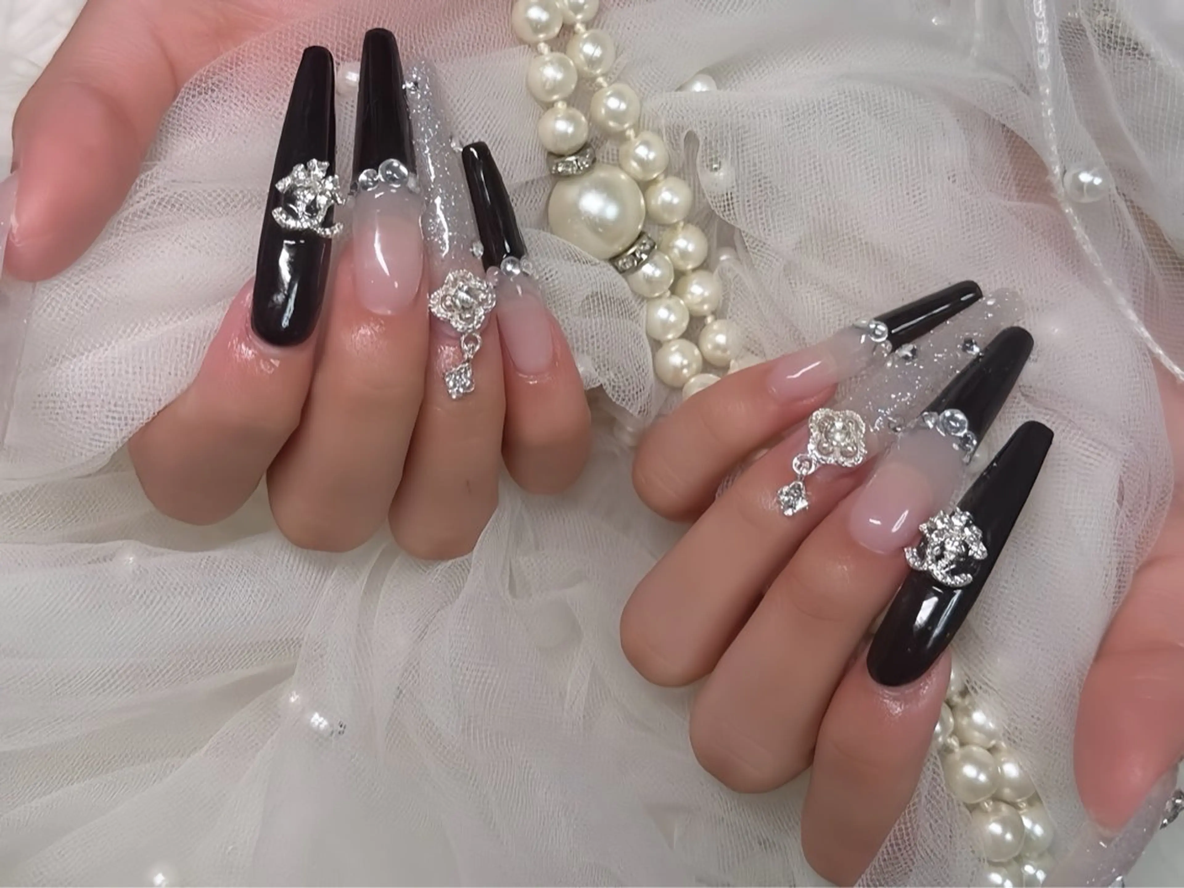 ネイル アートネイル ロングネイル スカルプネイル ネイルチップ ハンドネイル Rin Nail 新大久保店のネイルデザイン