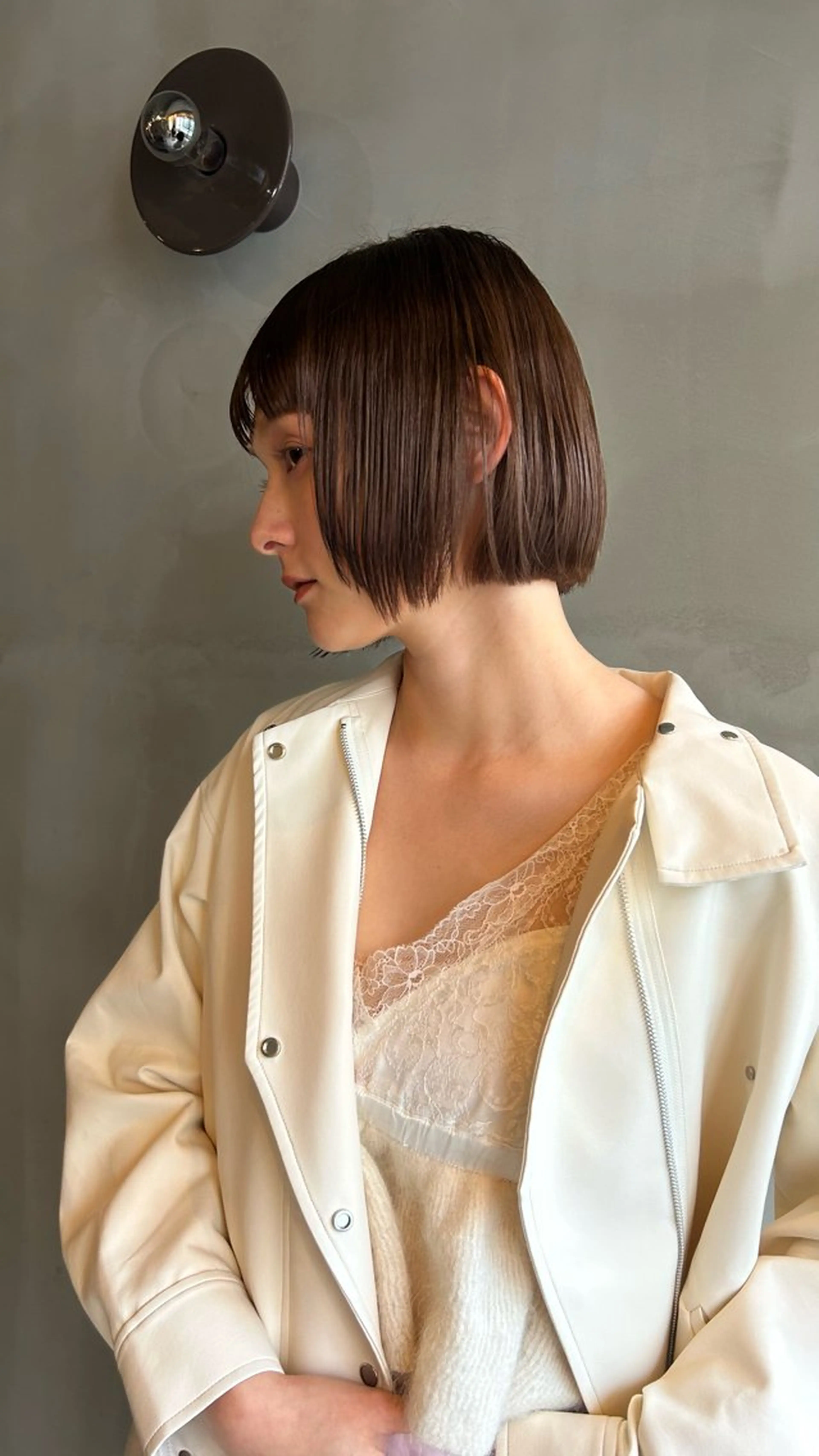 ショート カラー カット ヘアカラー トリートメント ショート/ボブ/ 心斎橋/宮脇美奈のヘアスタイル