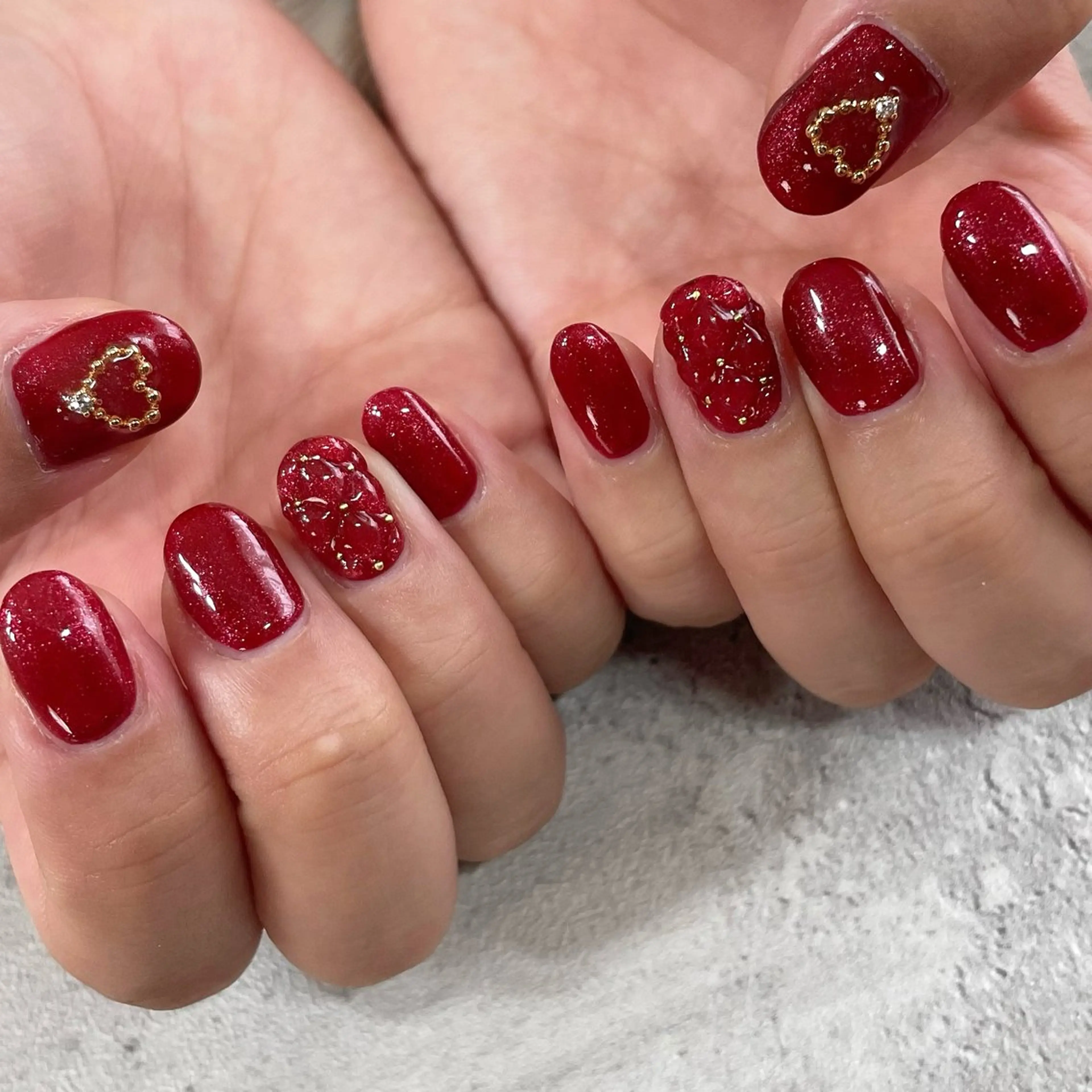 ネイル ジェルネイル 東 千夏のネイルデザイン