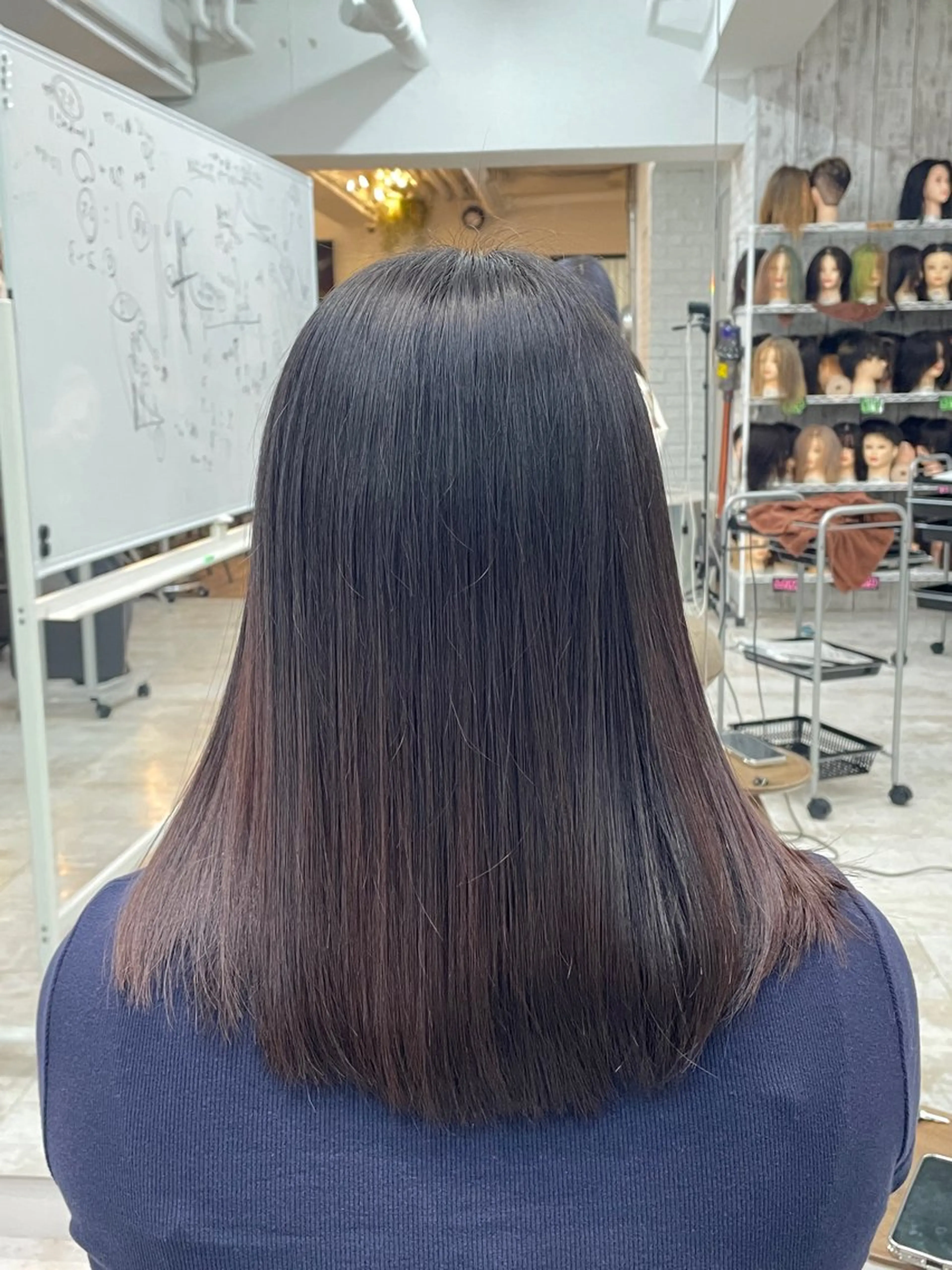 セミロング 縮毛矯正 💙加藤 凪桜💙のヘアスタイル