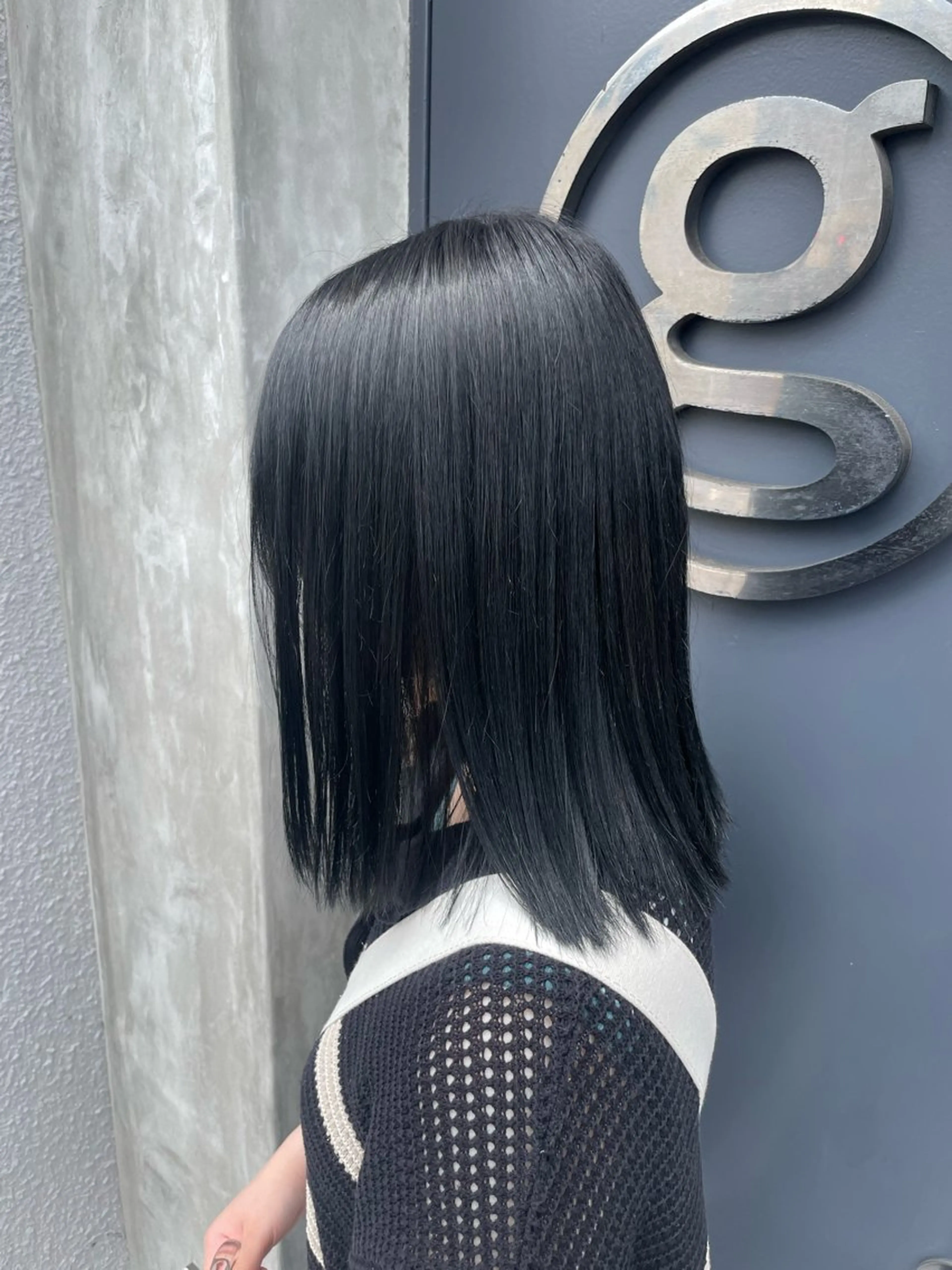 ミディアム 韓国風ヘア ヘアカラー トリートメント 愛華 【geep】のヘアスタイル