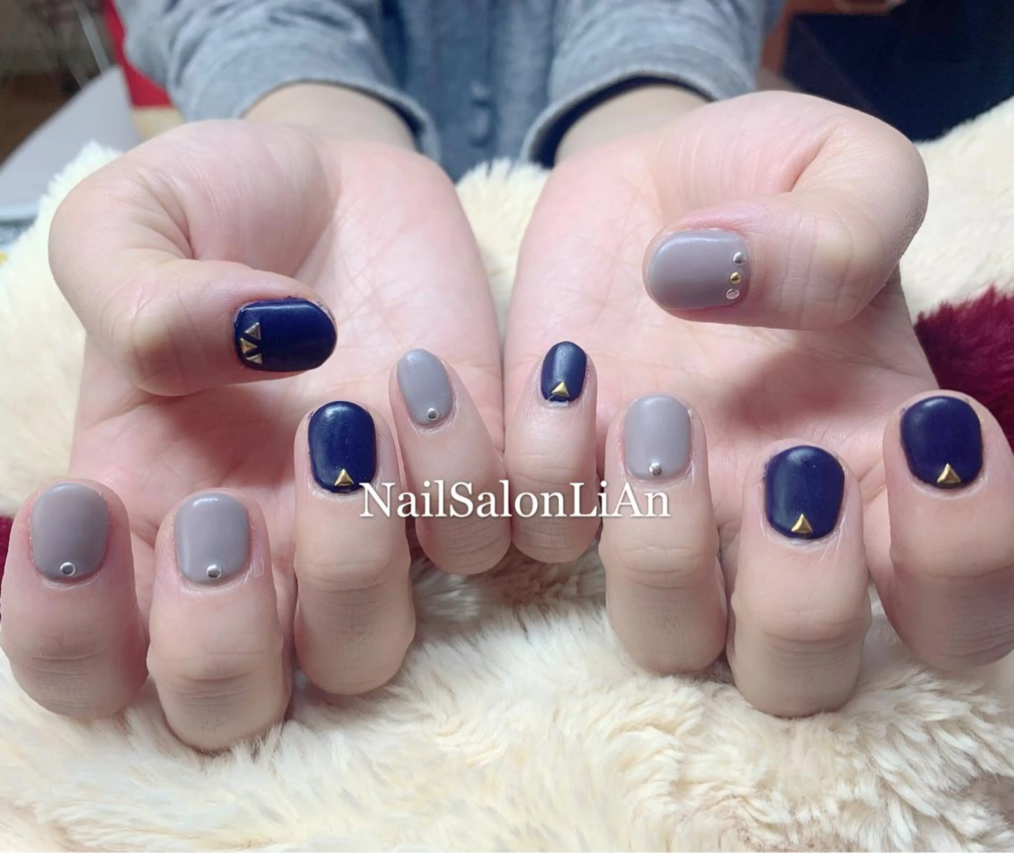 ネイル 持ち込み ハンドネイル NailSalon LiAnのネイルデザイン