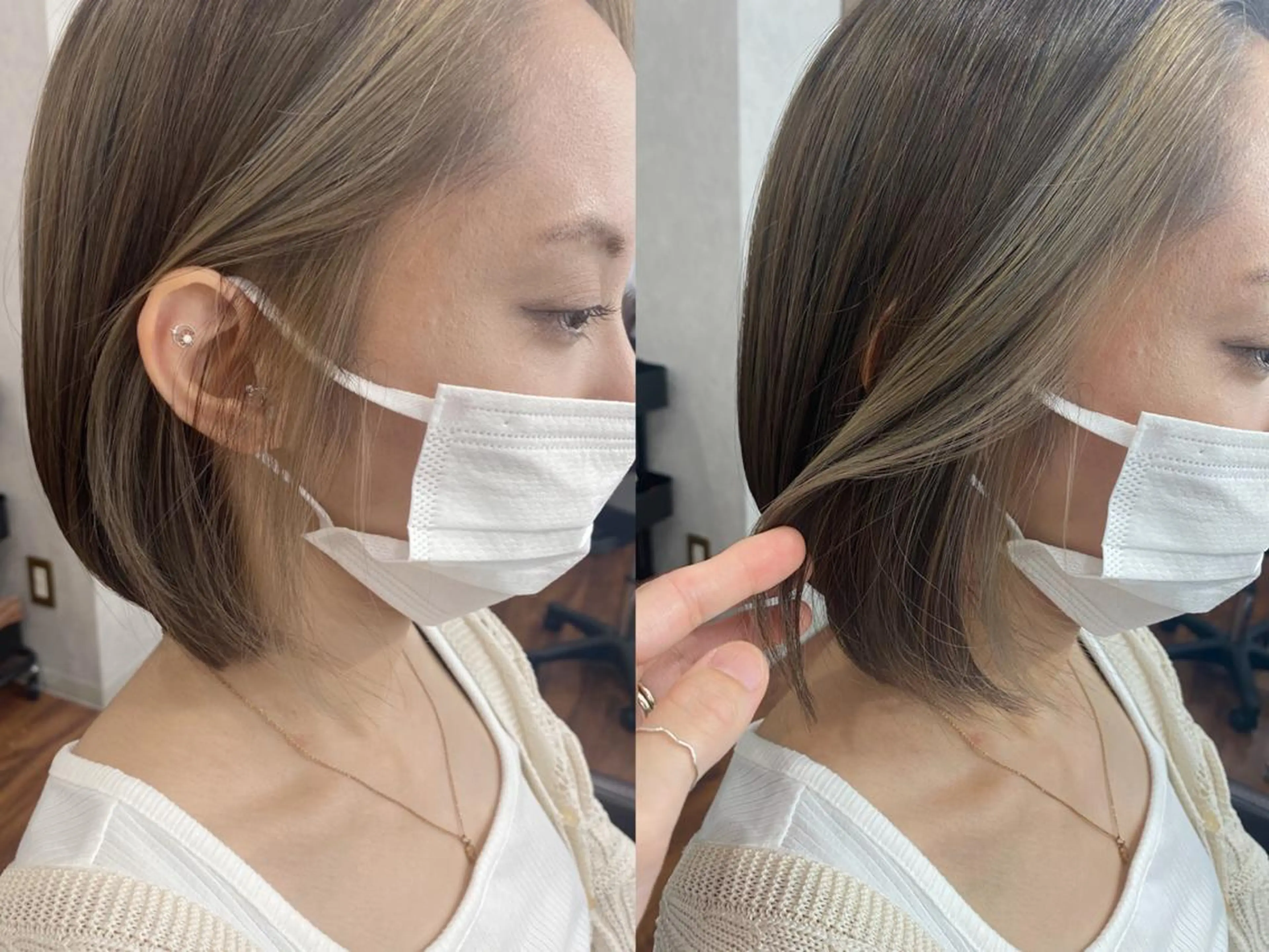 ミディアム _White所属・ＳＨＩ ＺＵのヘアスタイル