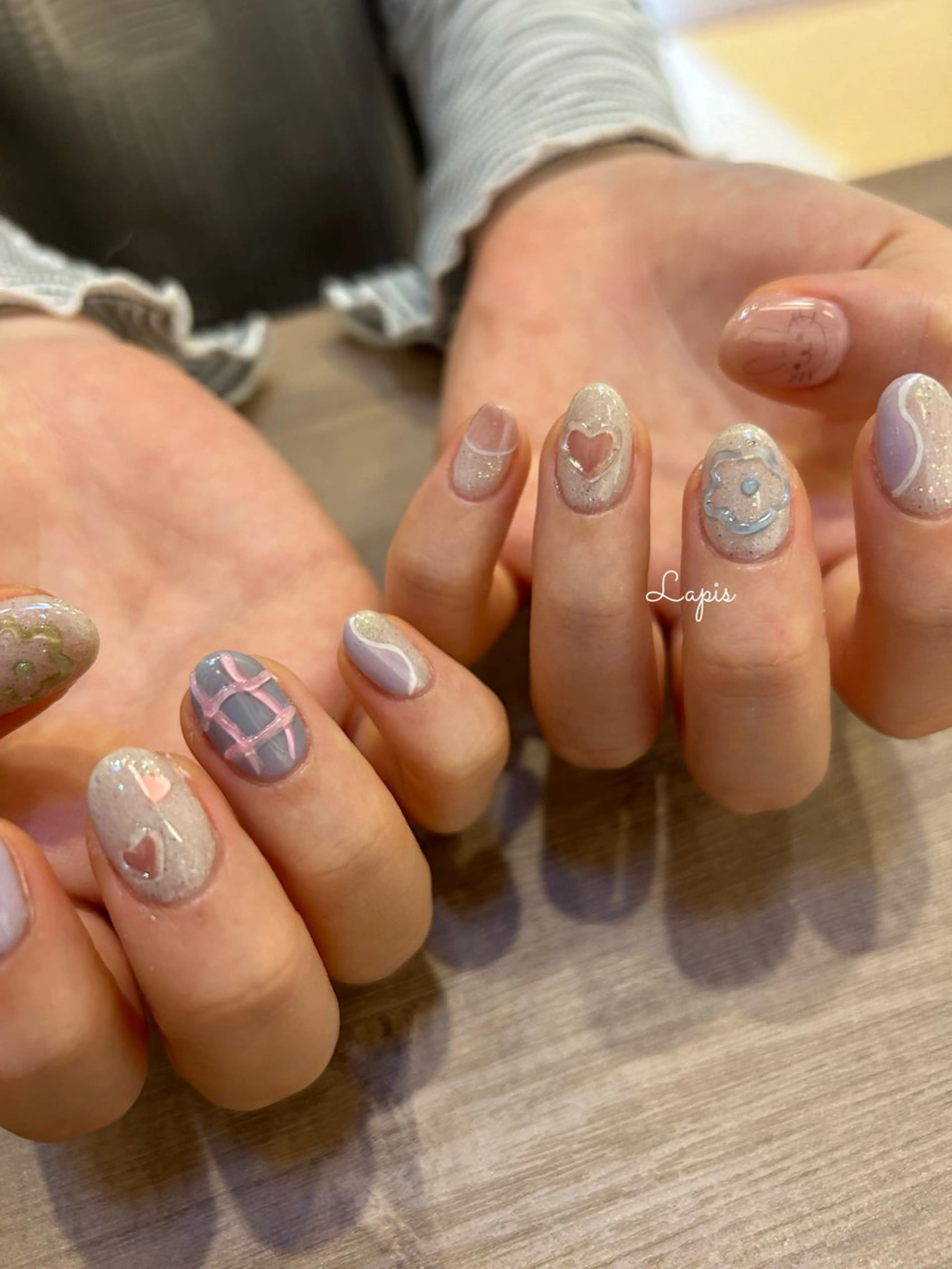 ネイル ハンドネイル Lapis *のネイルデザイン