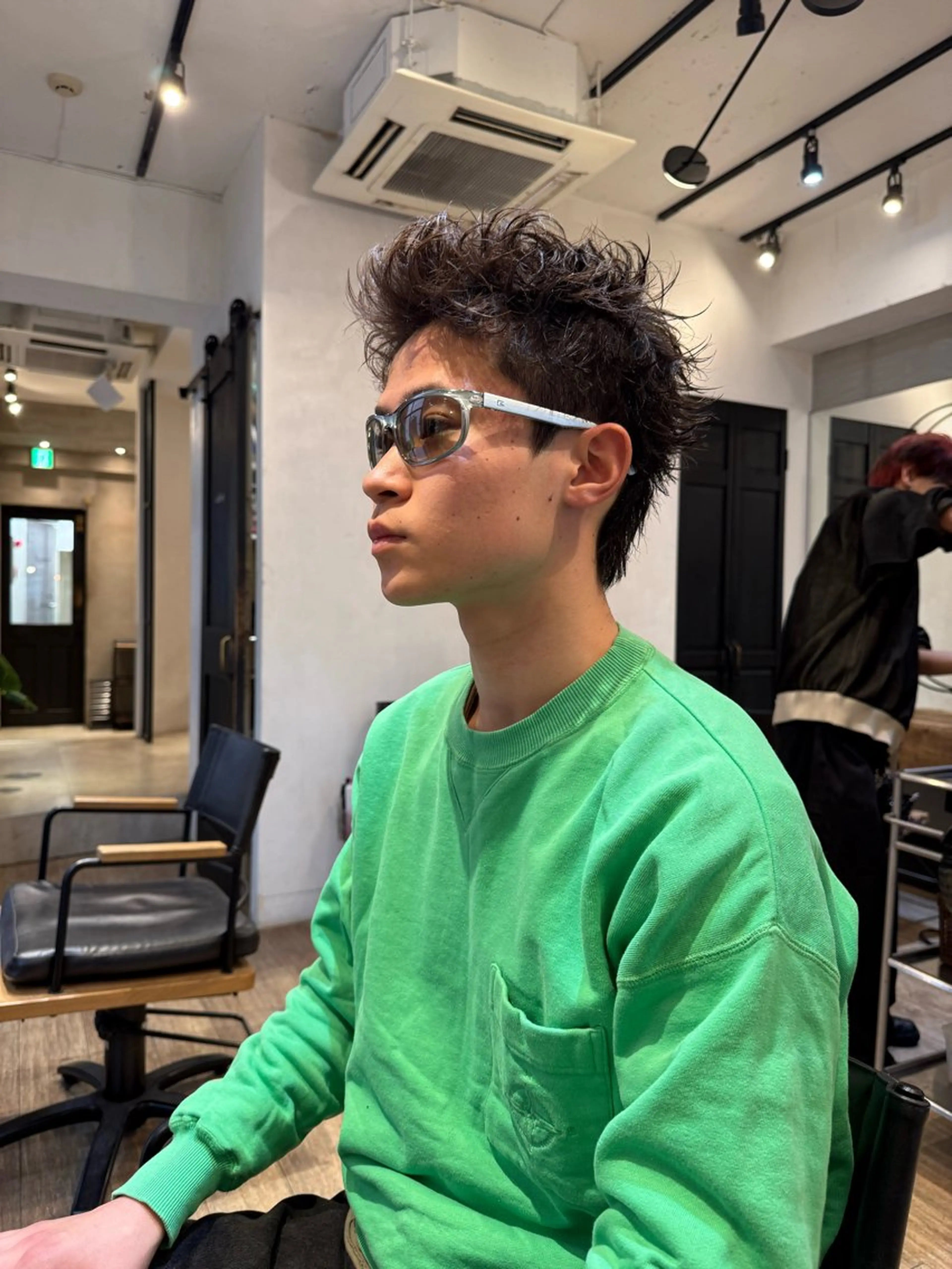 ショート パーマ メンズ メンズパーマ スパイキーショート ショートヘア カット パーマ heavenly by HAVANA新宿所属・メンズショート/ピン パーマ/新宿/フウガのヘアスタイル