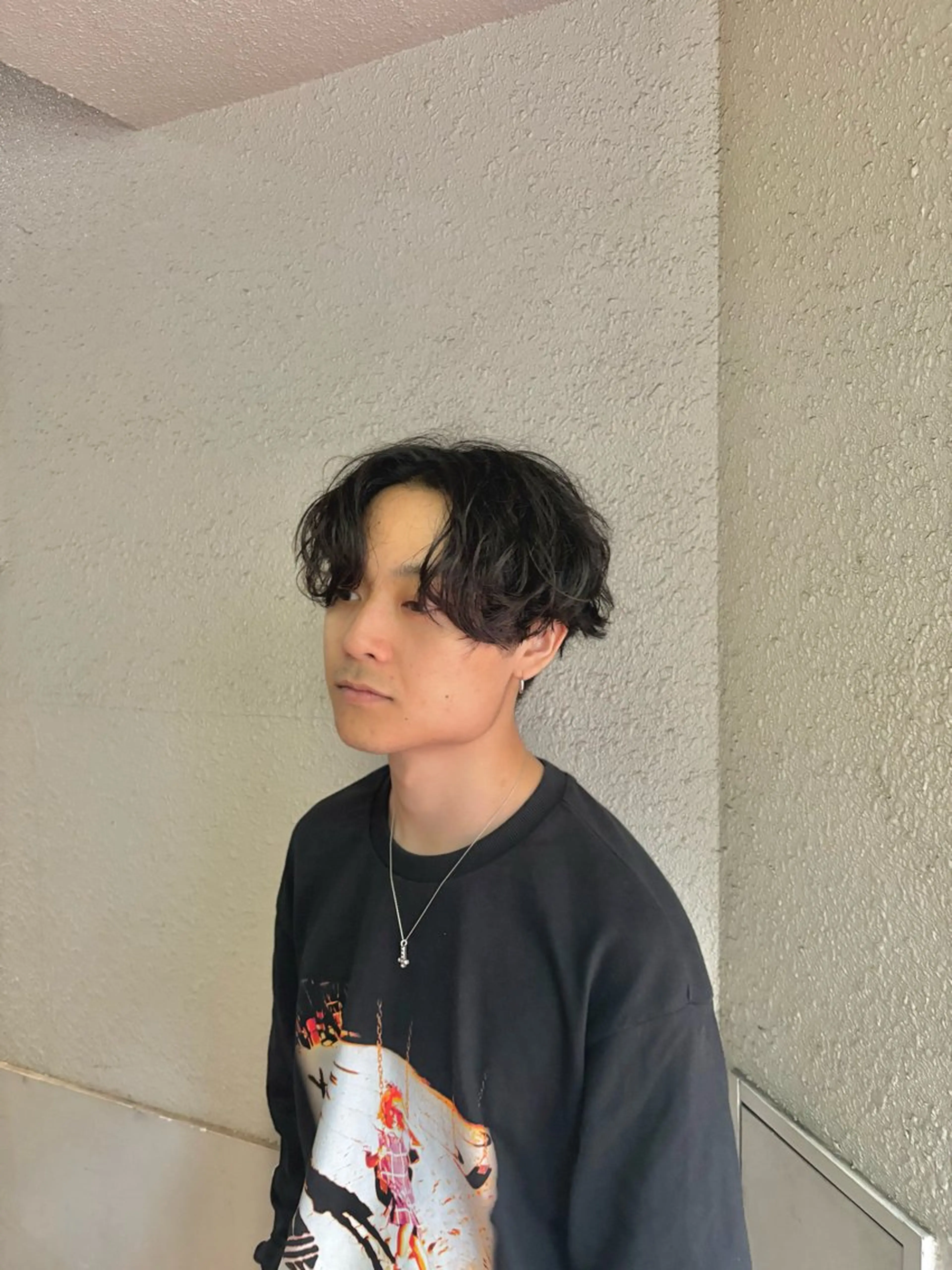 パーマ メンズ カット パーマ シャドウパーマ/縮毛 矯正/髪質改善/颯大のヘアスタイル