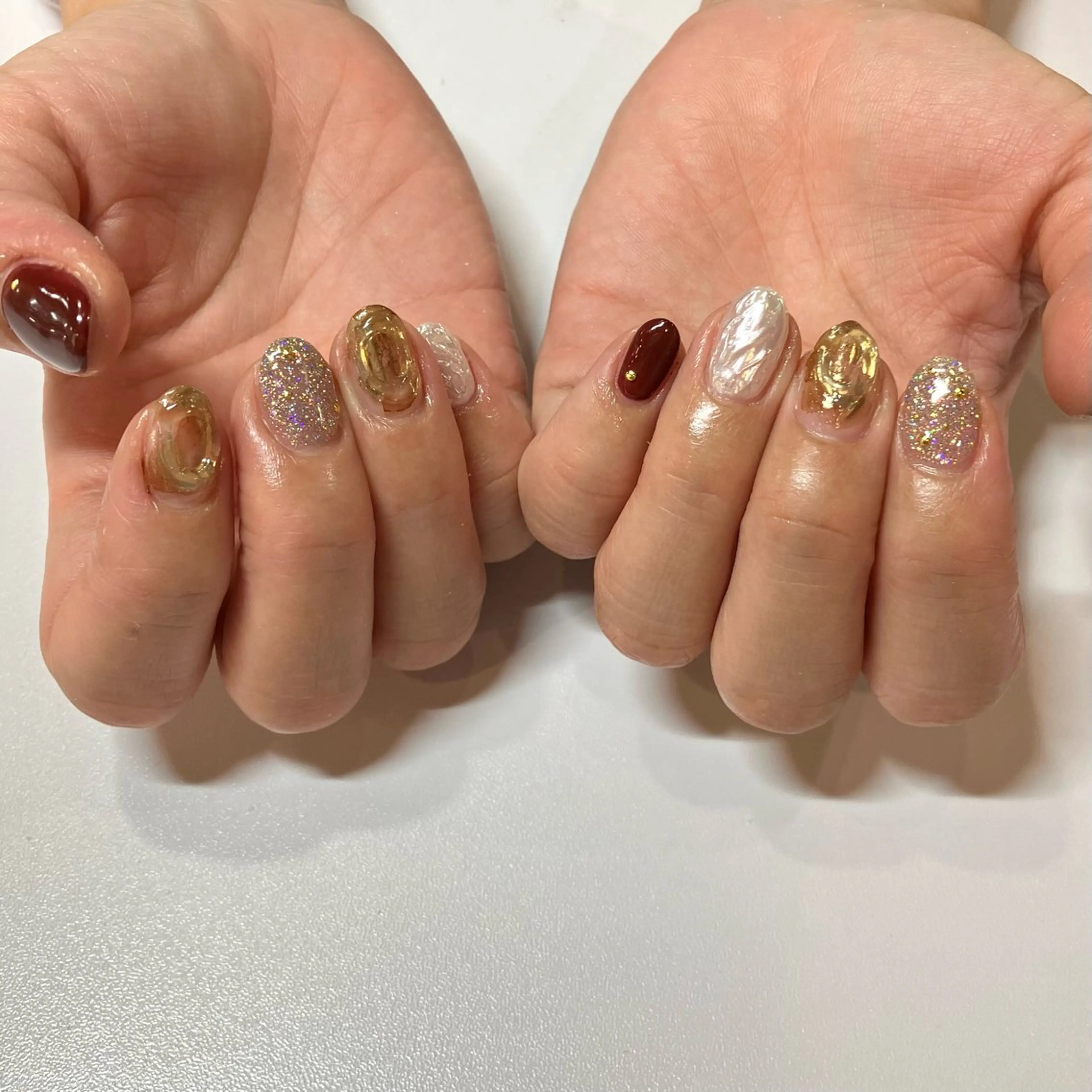 ネイル ニュアンスネイル ハンドネイル Take Manaのネイルデザイン