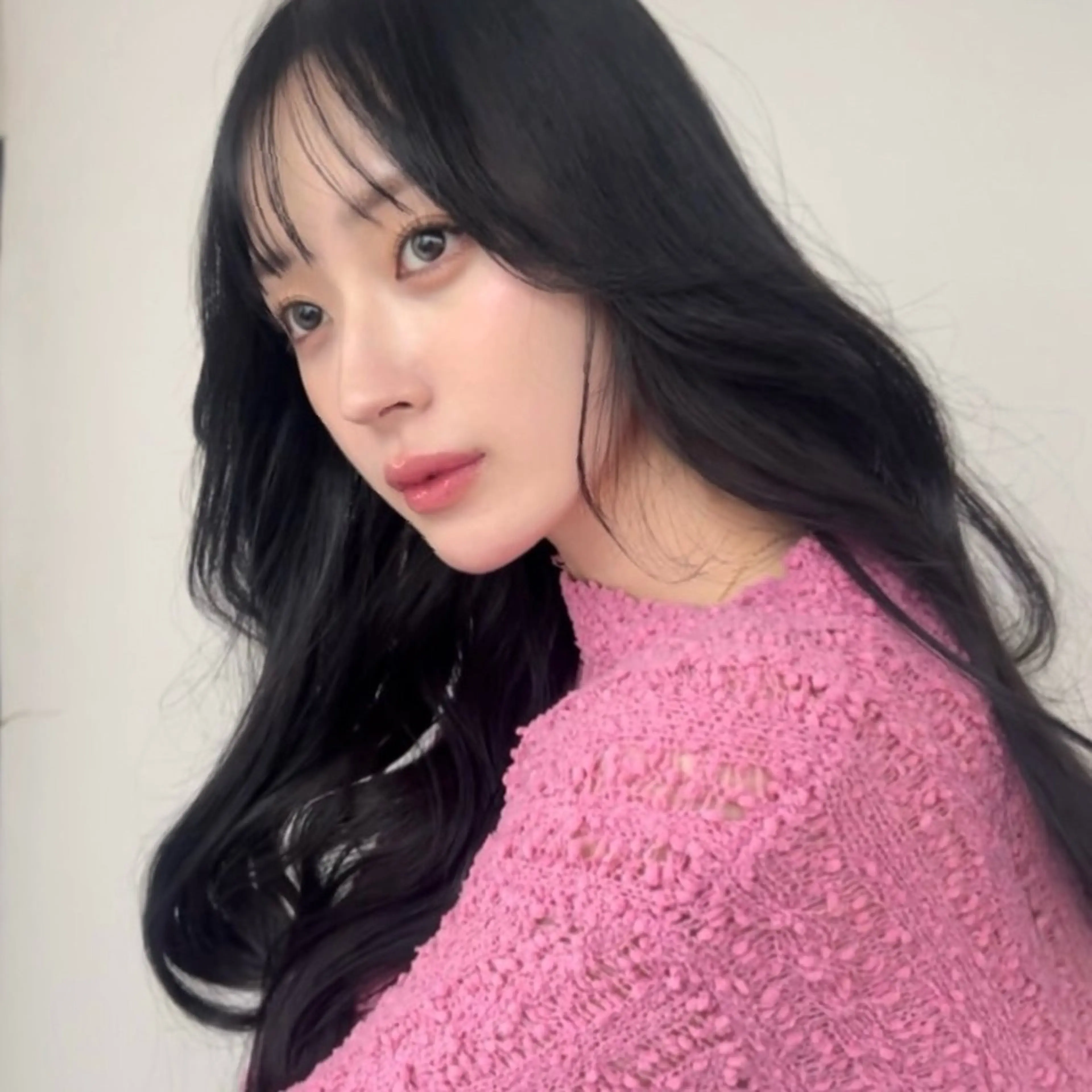 ロング カラー 韓国ヘア♡ 顔まわりカットayaのヘアスタイル