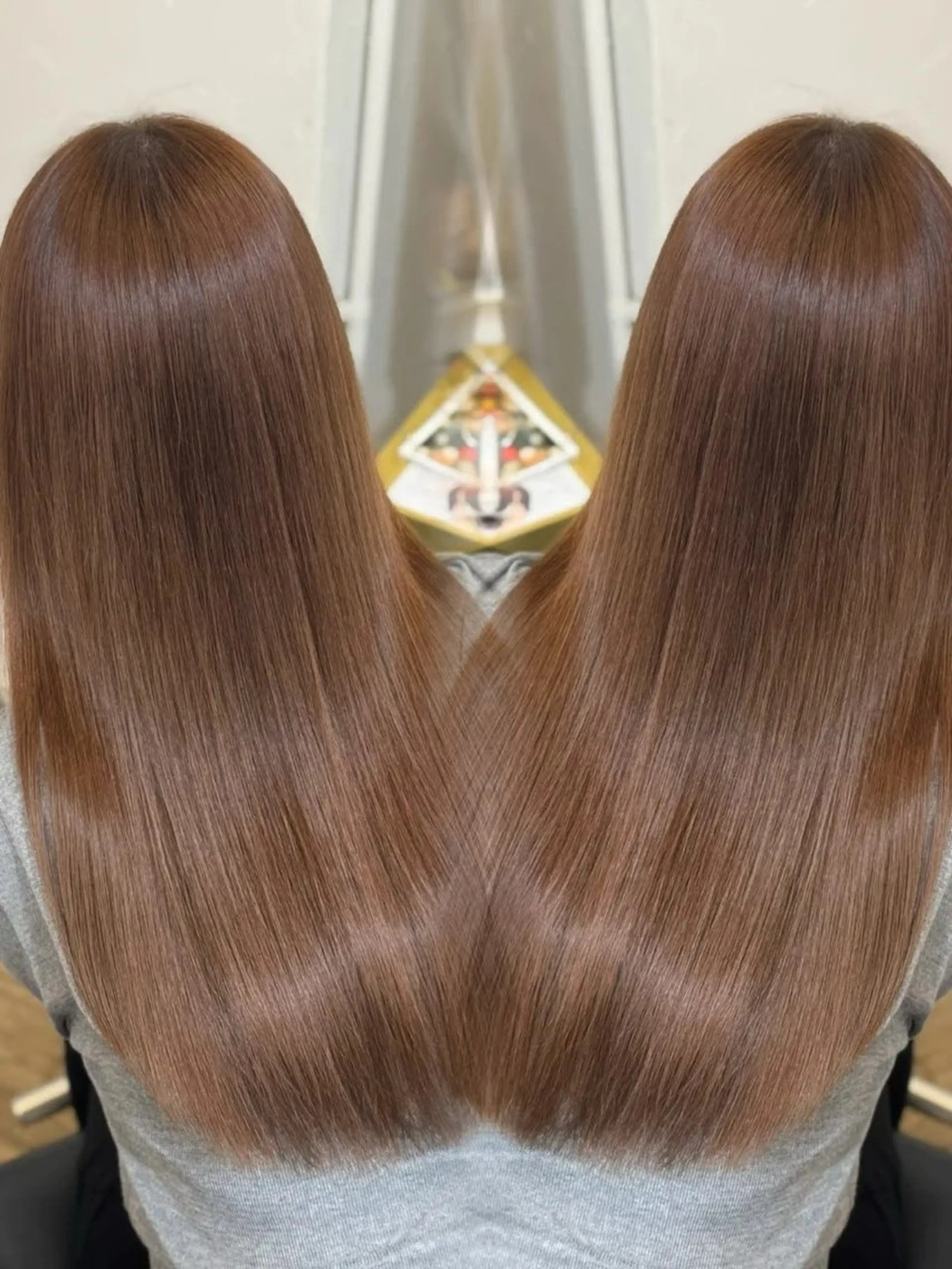 ロング 縮毛矯正 トリートメント 北新地/縮毛矯正 /あやなのヘアスタイル