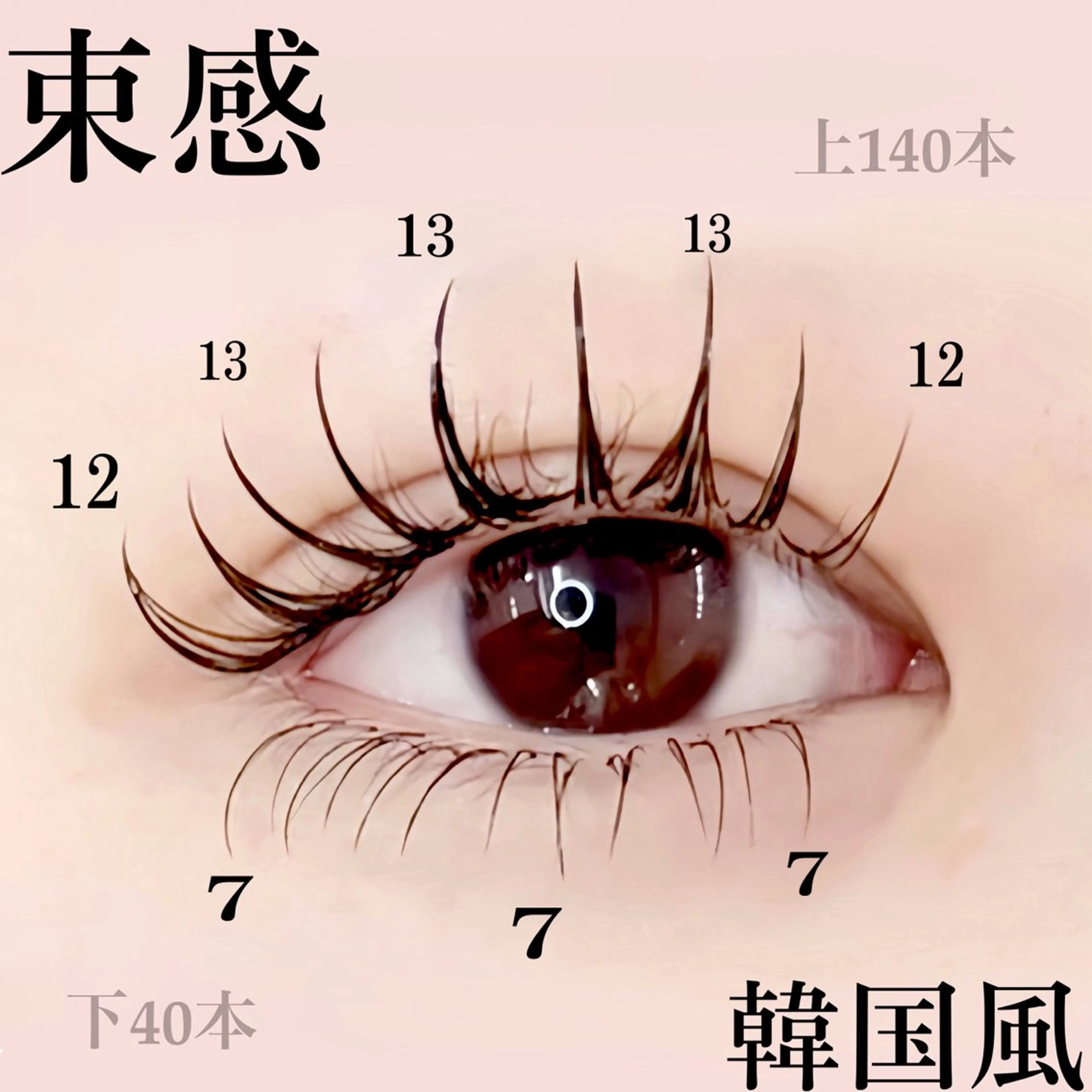 マツエク・マツパ 🖤束感まつ毛 Rina🖤のマツエク・マツパデザイン