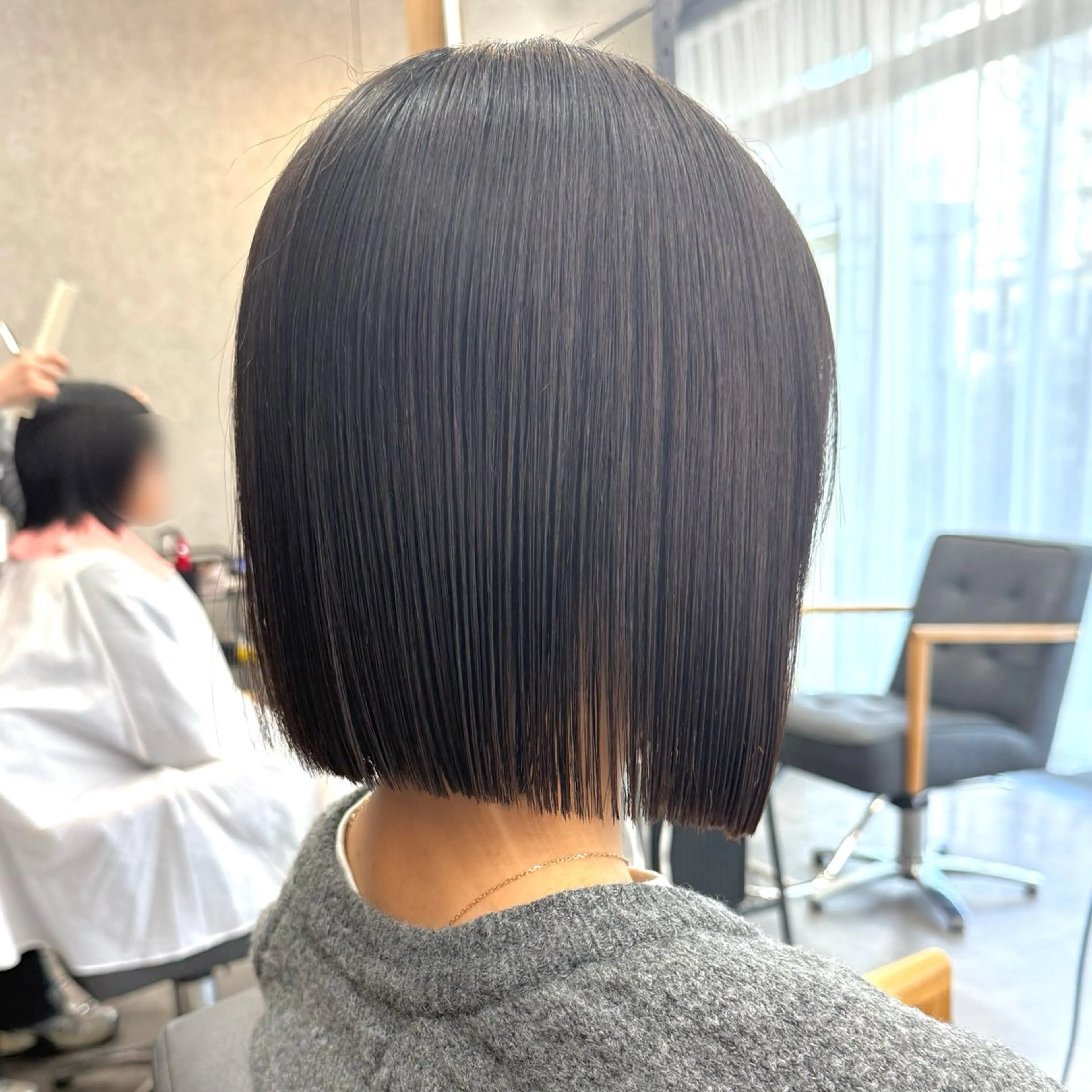 ミディアム ボブ 韓国風ヘア カット トリートメント 似合わせボブ🎀🫧 千葉 優希のヘアスタイル