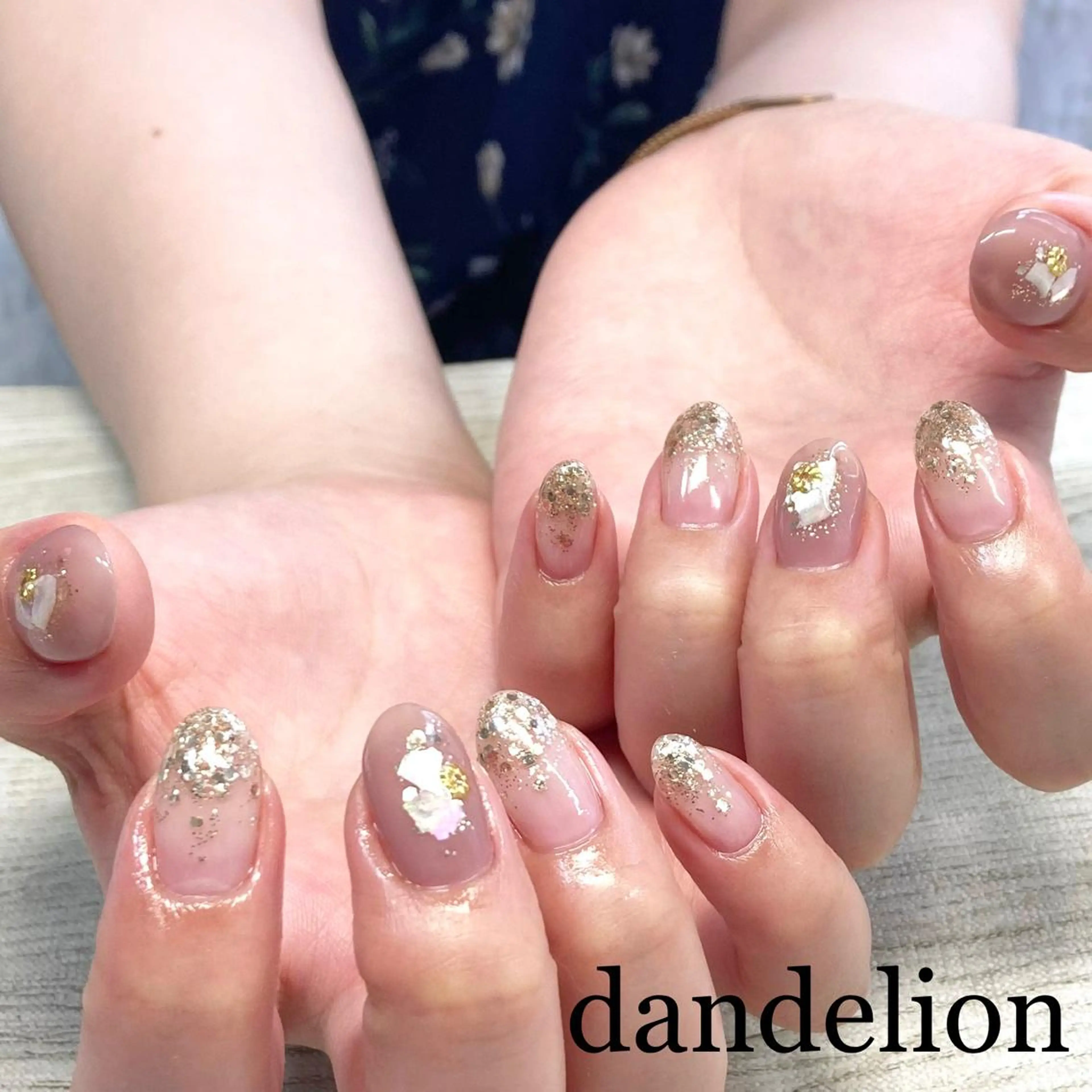 ネイル ハンドネイル ハンドケア dandelion ダンデライオンのネイルデザイン