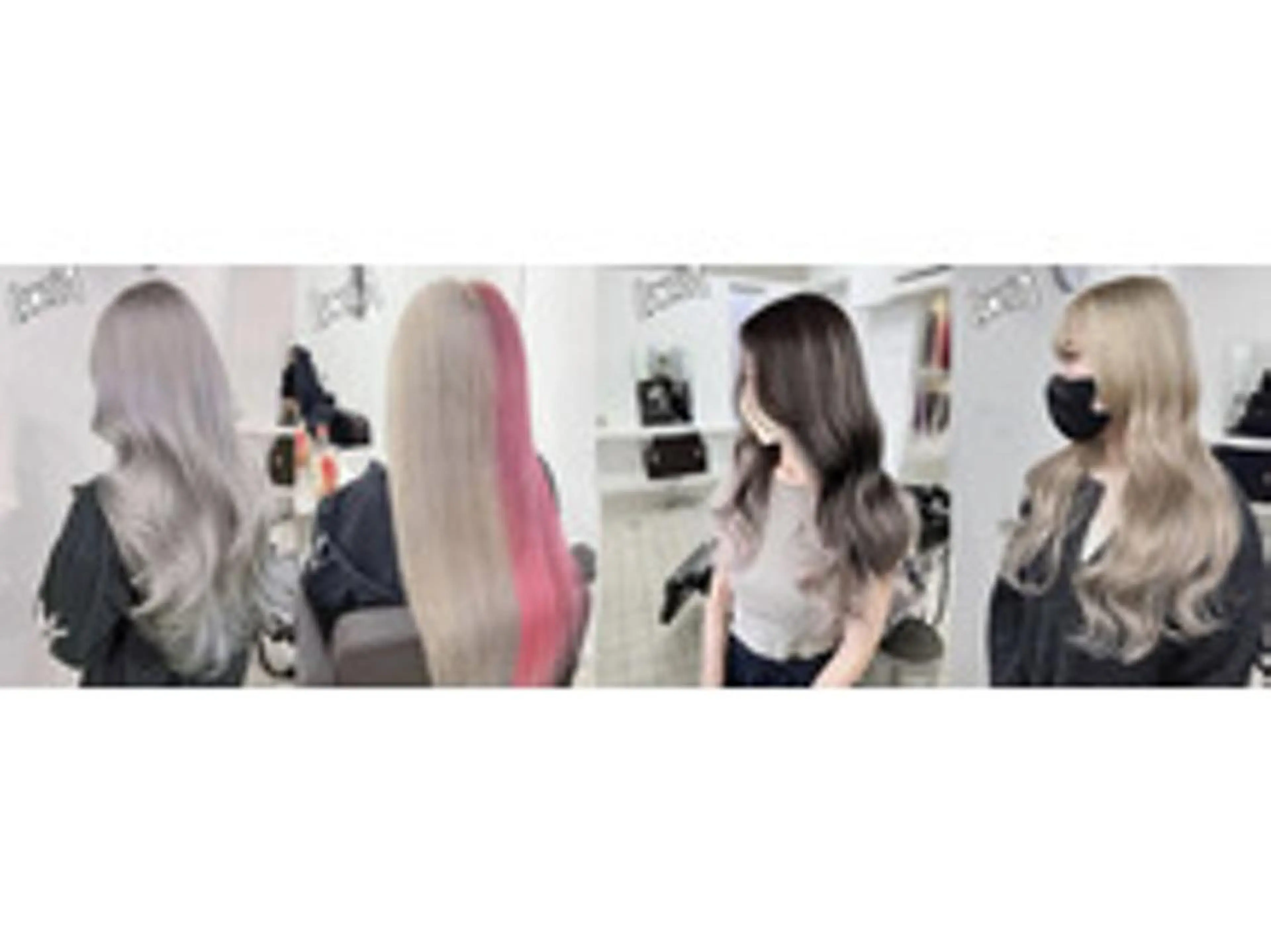 ロング ヘアアレンジ カラー LuciA/エクステ カラーのヘアスタイル