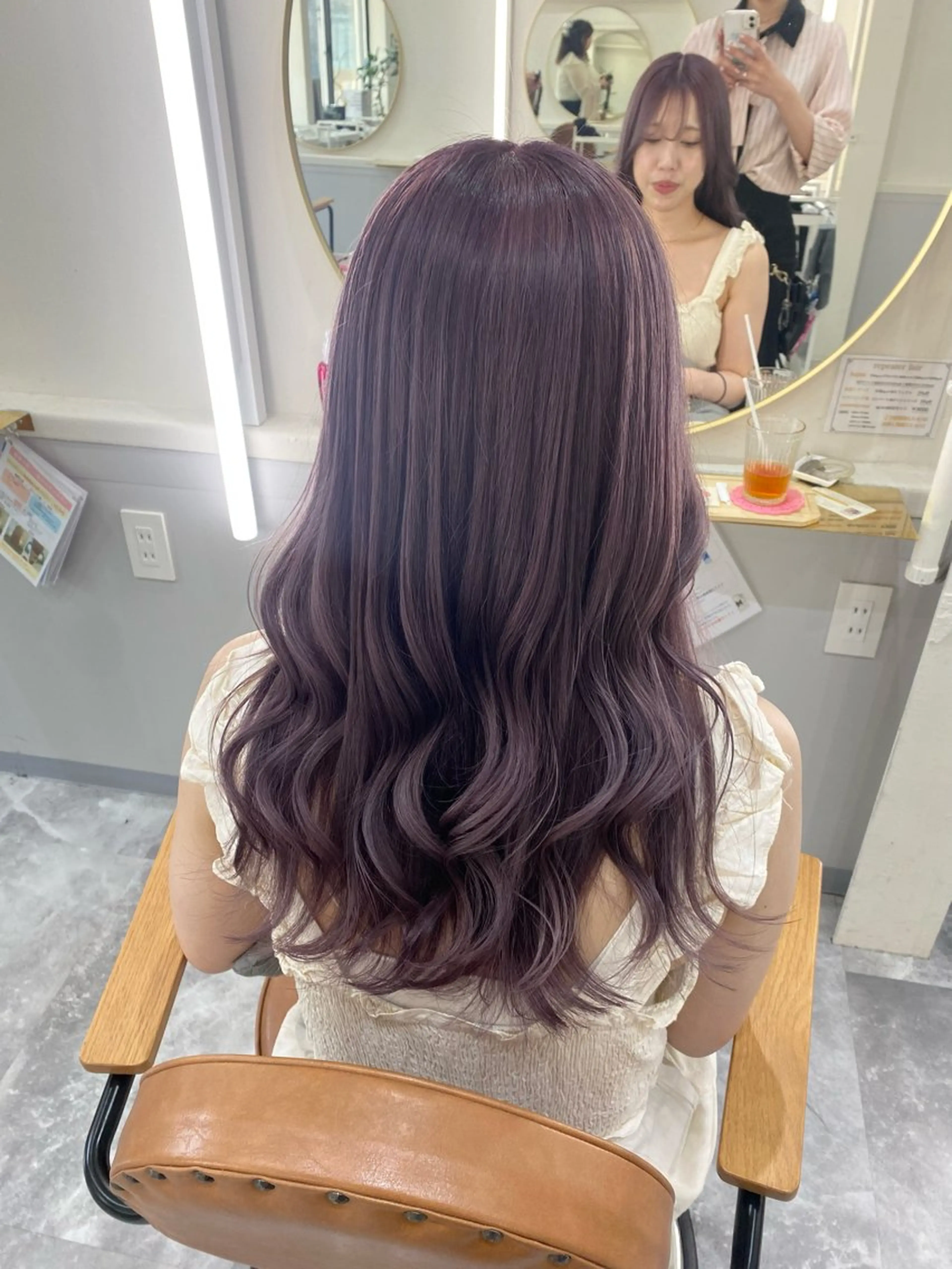 【伸ばしている方🎀】前髪、顔周りカット✂︎＋透明感イルミナカラー＋7種トリートメント🤍🫧✨の写真