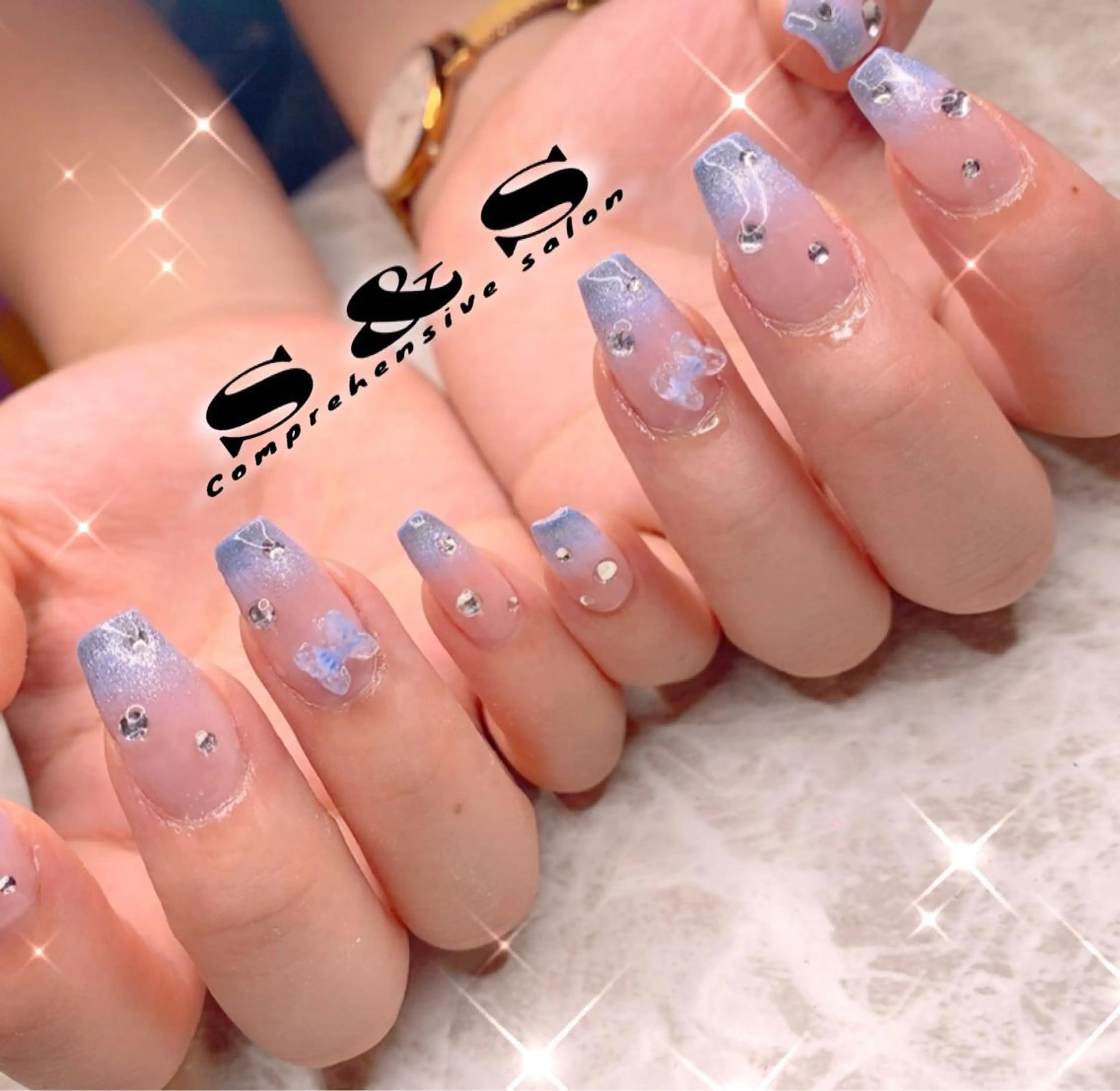 ネイル 長さ出し メンズネイル 持ち込み スカルプネイル S&S 村田小百合のネイルデザイン