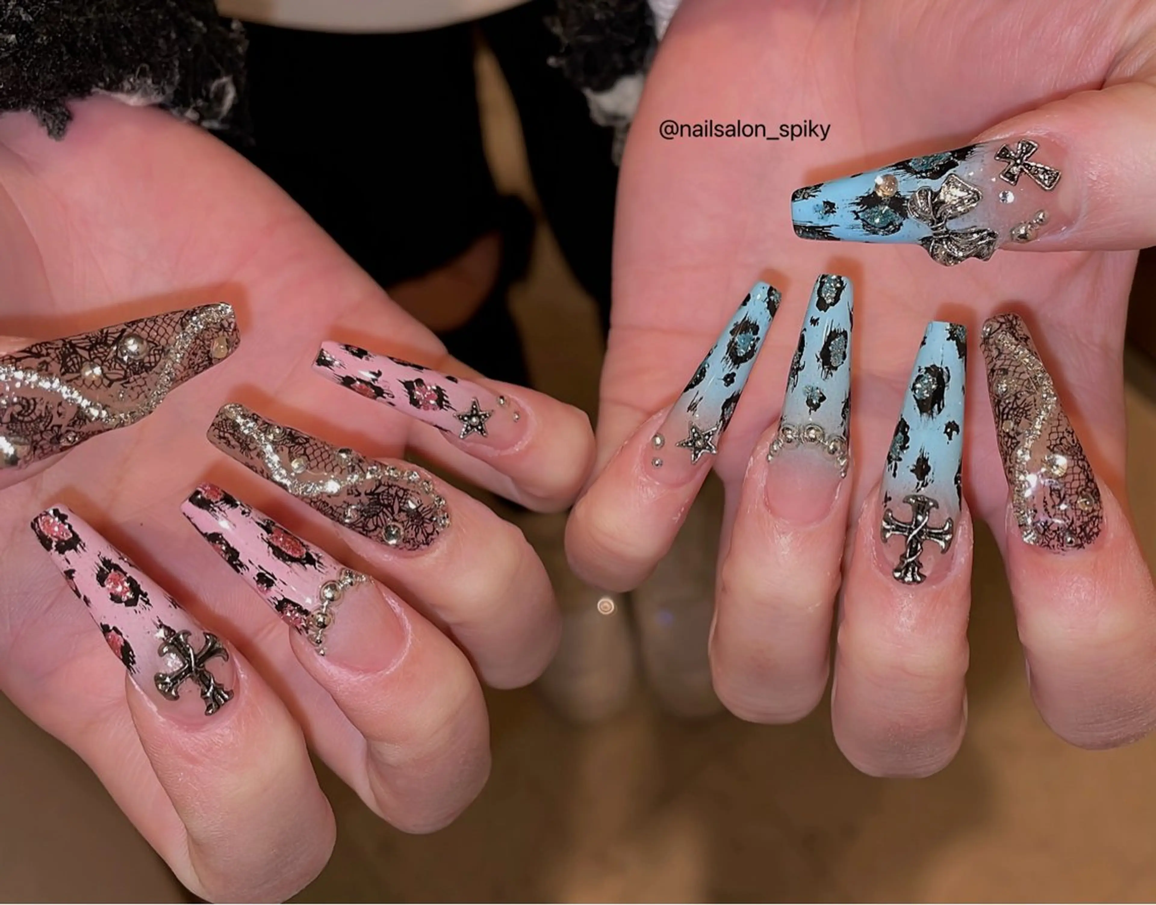 ネイル Spiky とうげ ふうかのネイルデザイン