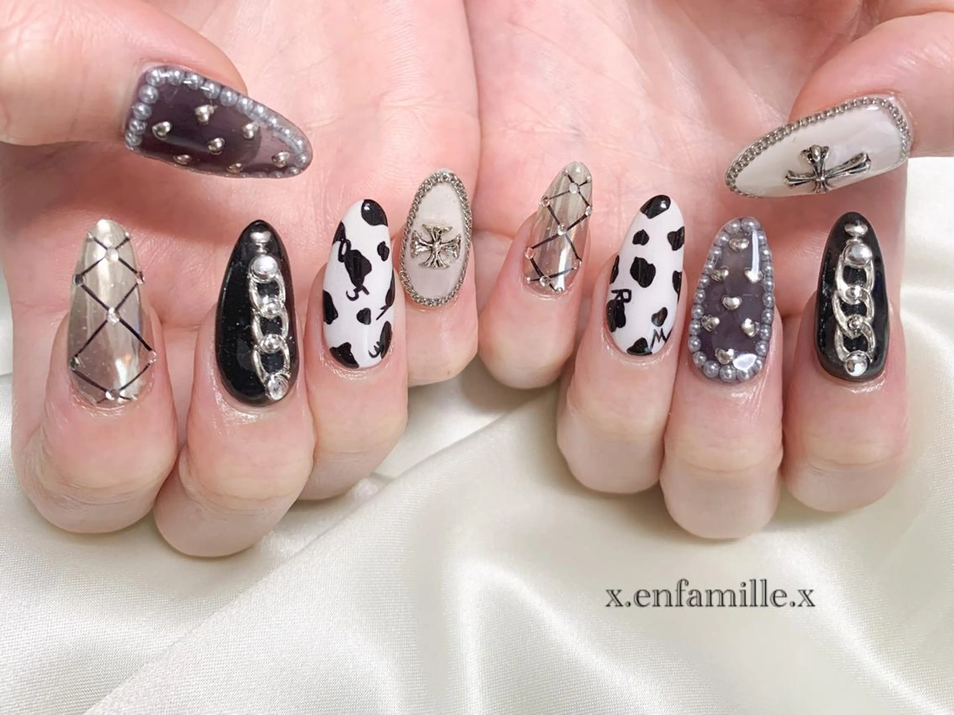 ネイル ハンドネイル nail salon en familleのネイルデザイン