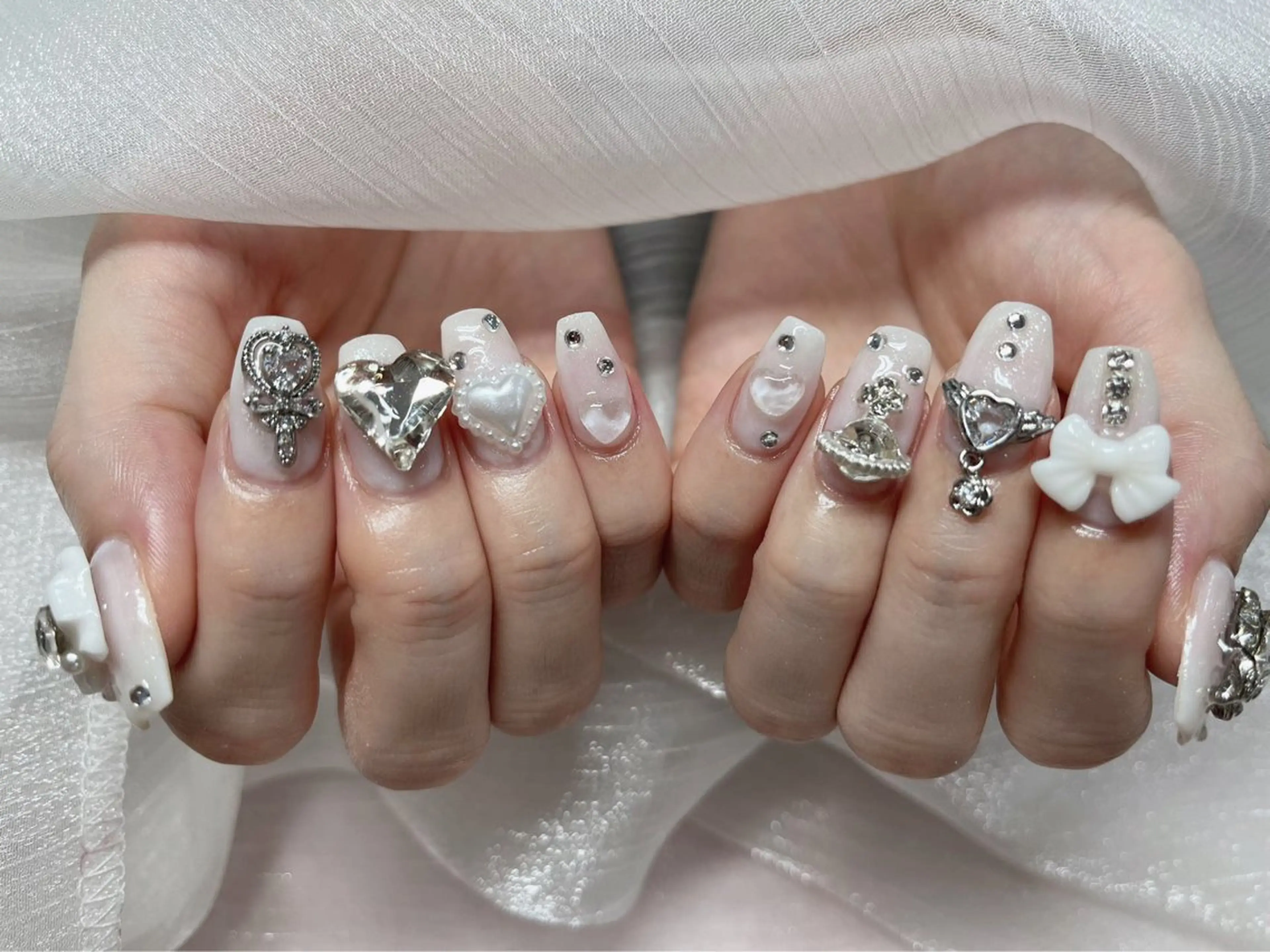 ネイル ハンドネイル Ui_Amor (パラジェル)のネイルデザイン