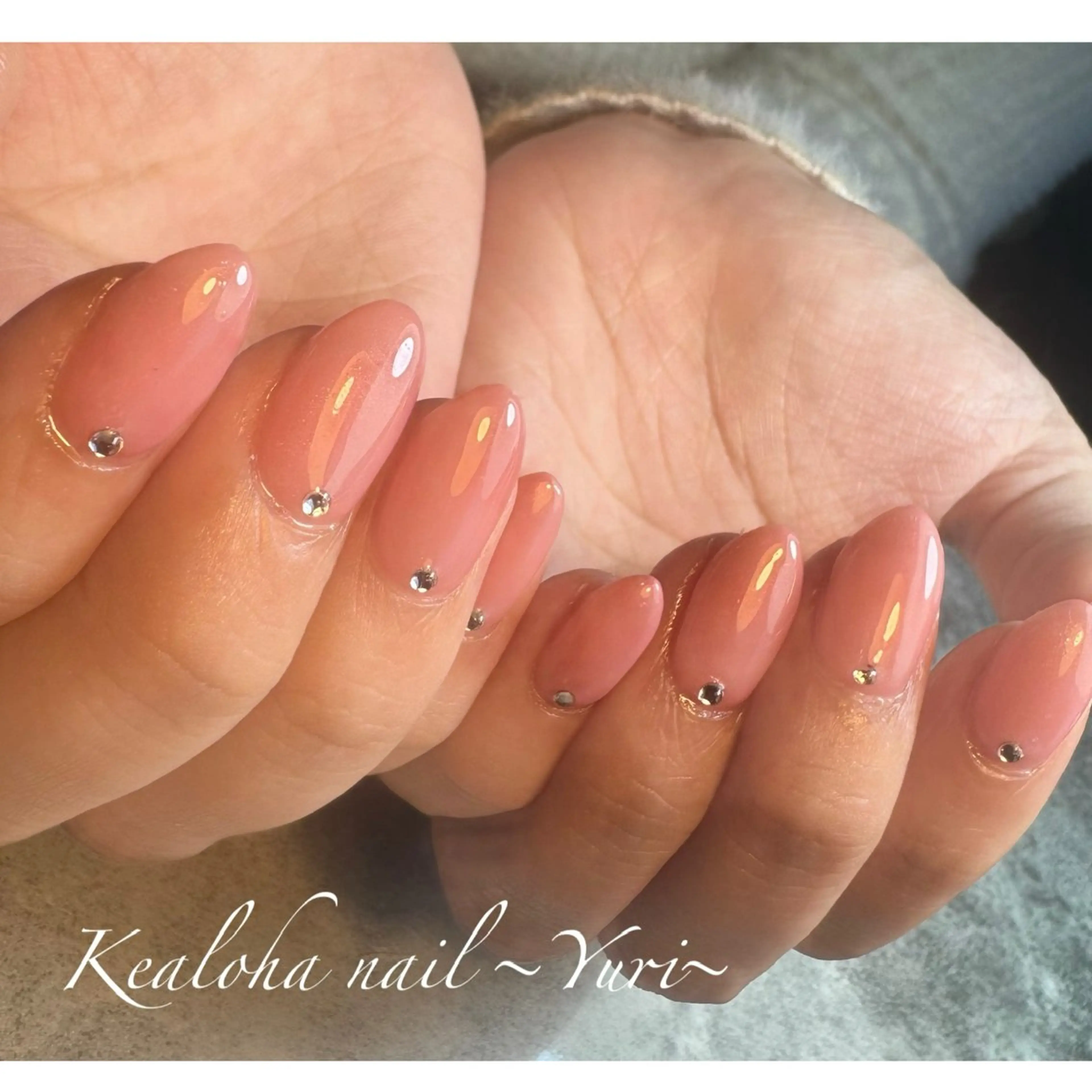 ネイル シンプルネイル Kealoha nail所属・西村 ゆりのネイルデザイン