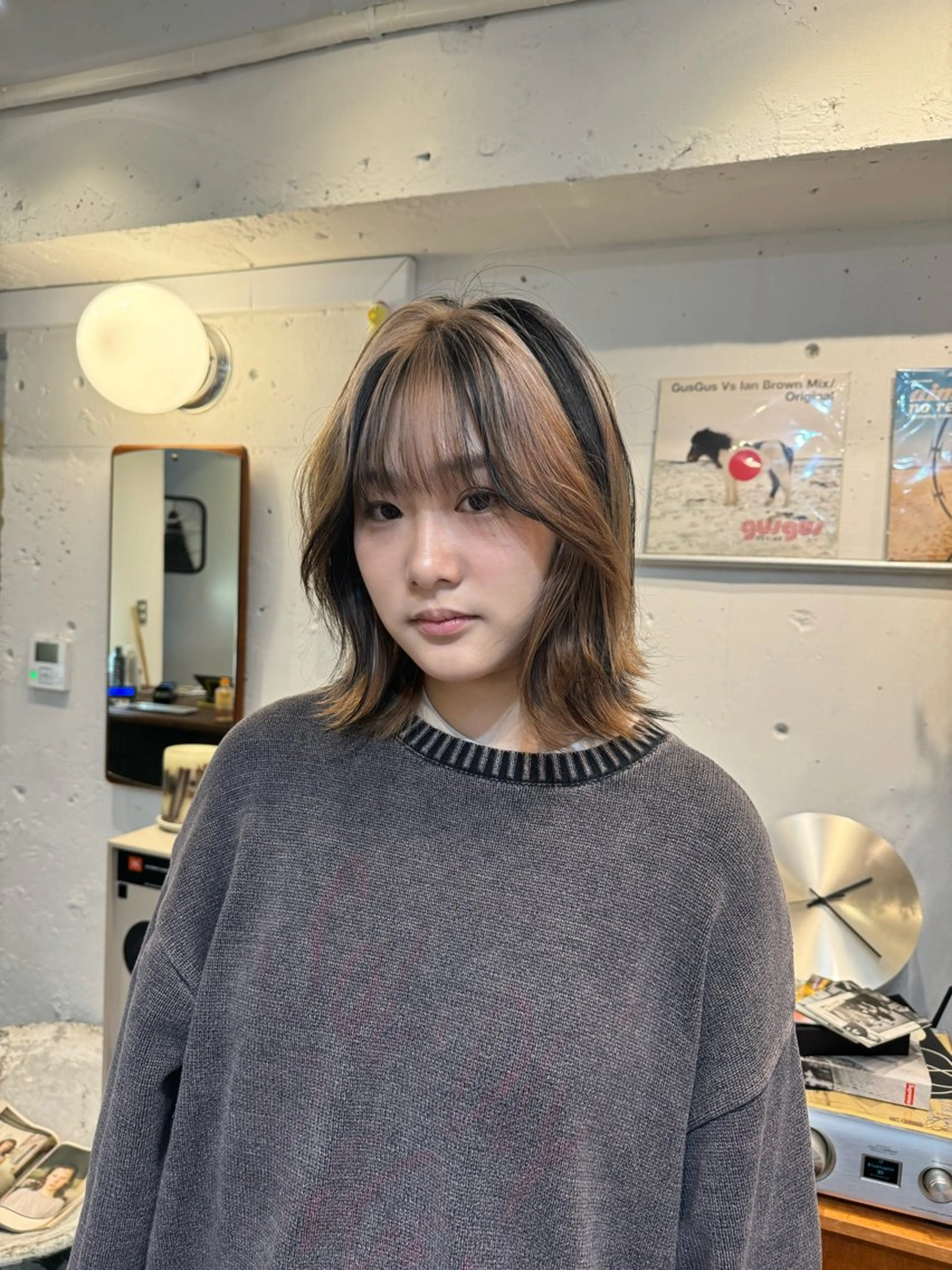 ショート カラー ブリーチ ケアブリーチ デザインカラー ヘアカラー トリートメント 黒田 千晴のヘアスタイル