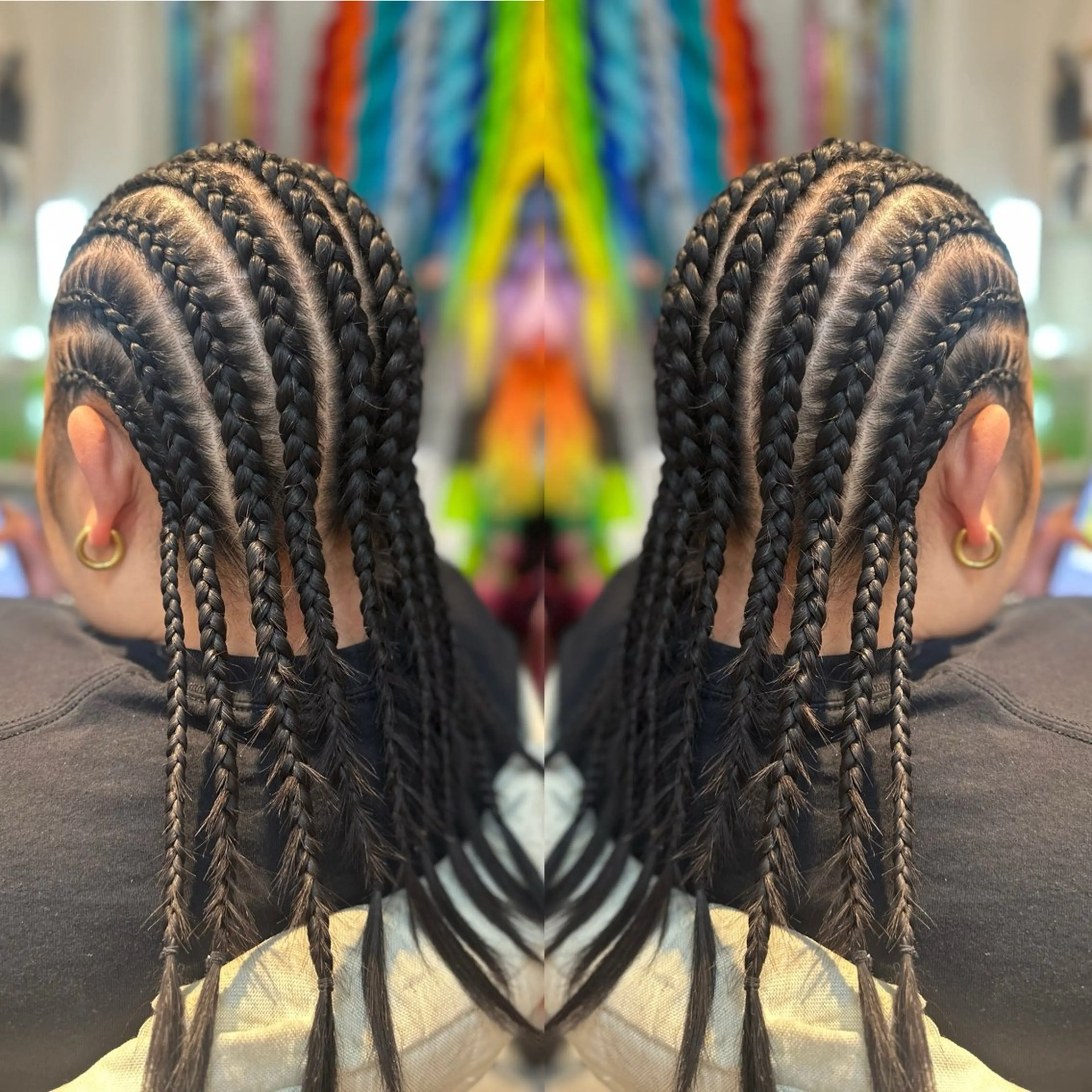 コーンロウの写真