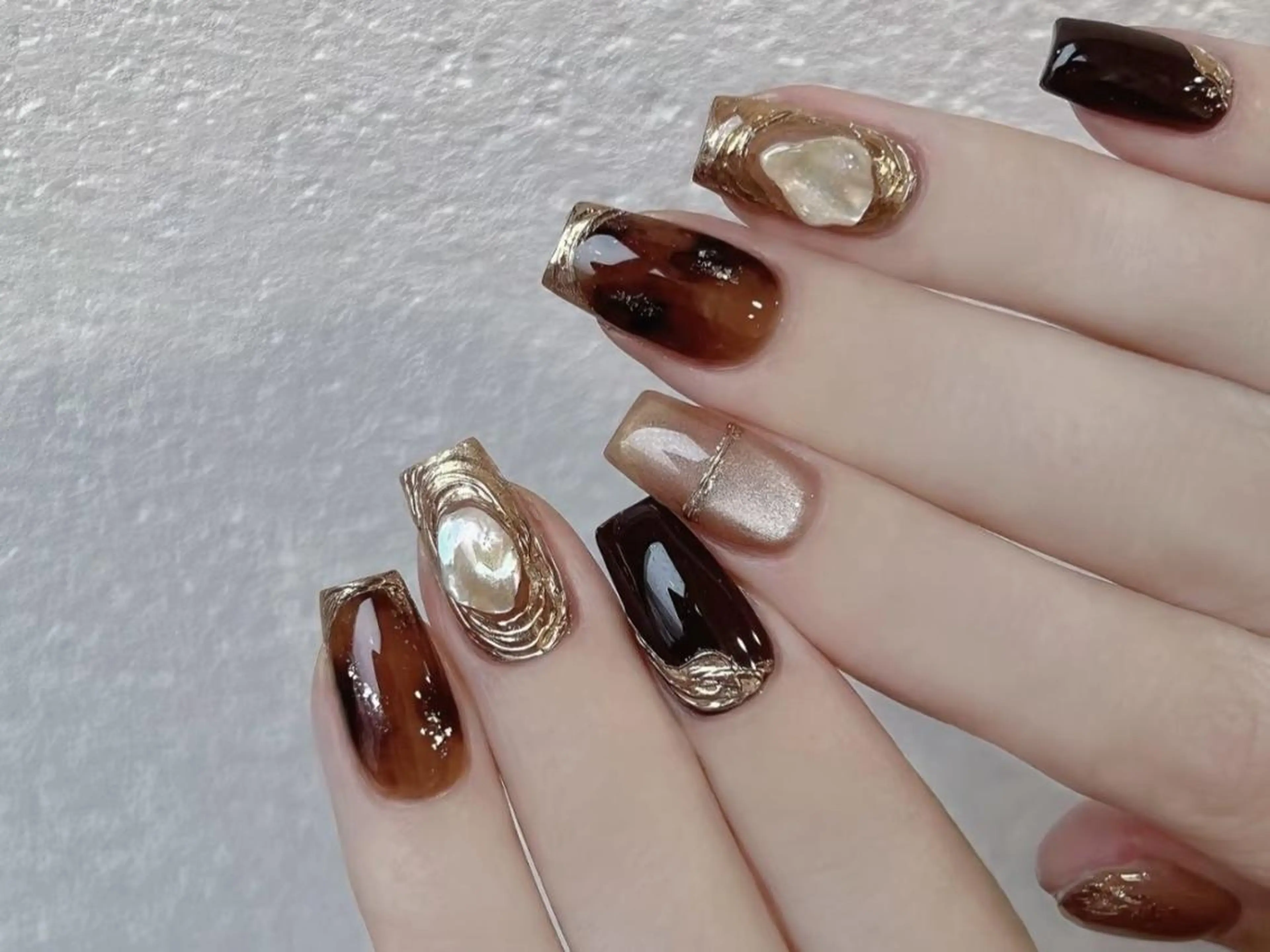 ネイル ジェルネイル 韓国ネイル 持ち込み パラジェル ワンホンネイル ハンドネイル ハンドケア Hana Bloom Nail💜Akiのネイルデザイン
