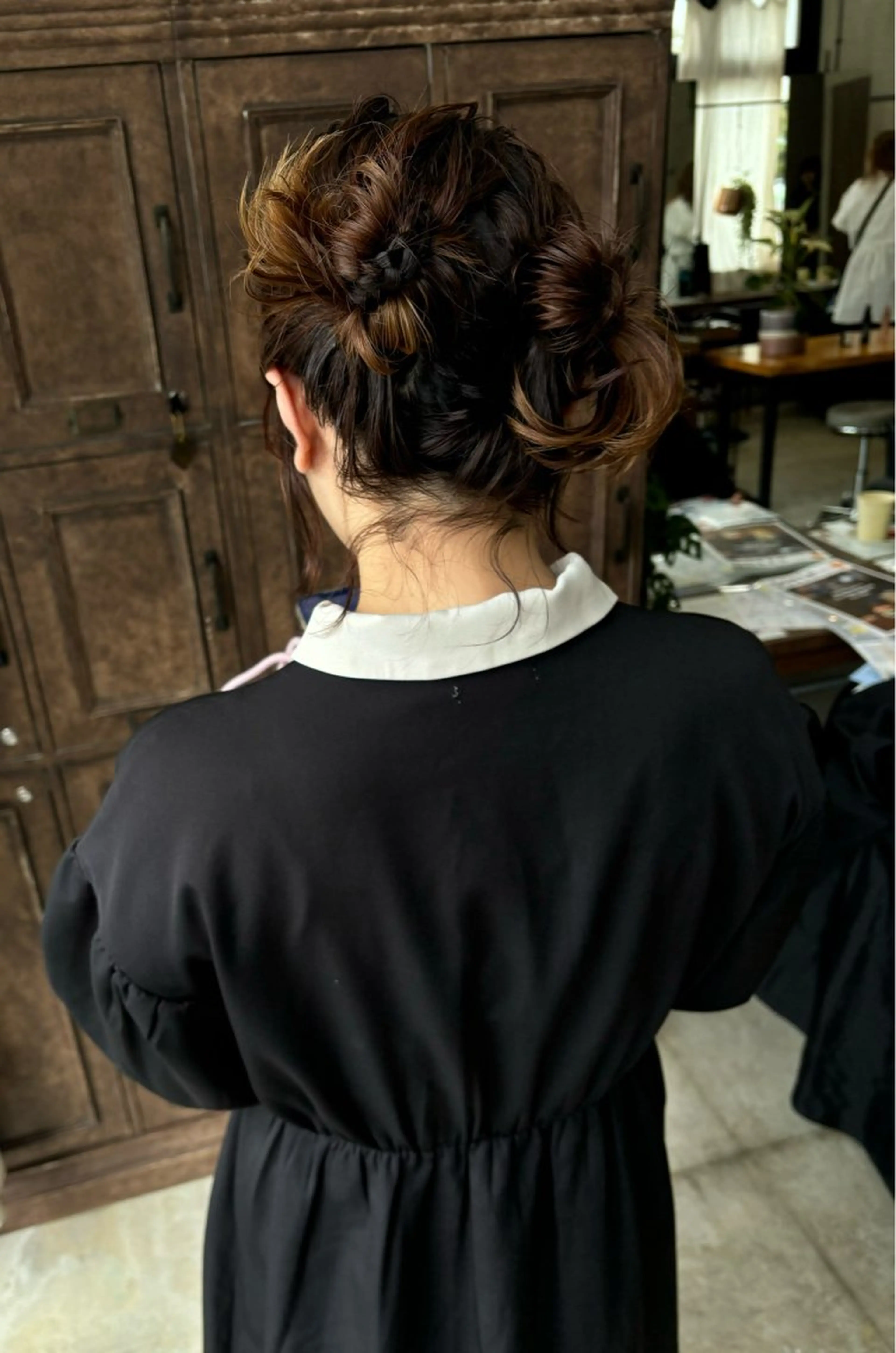 ミディアム ヘアセット 沖縄/ヘアアレンジ /ナカノのヘアスタイル