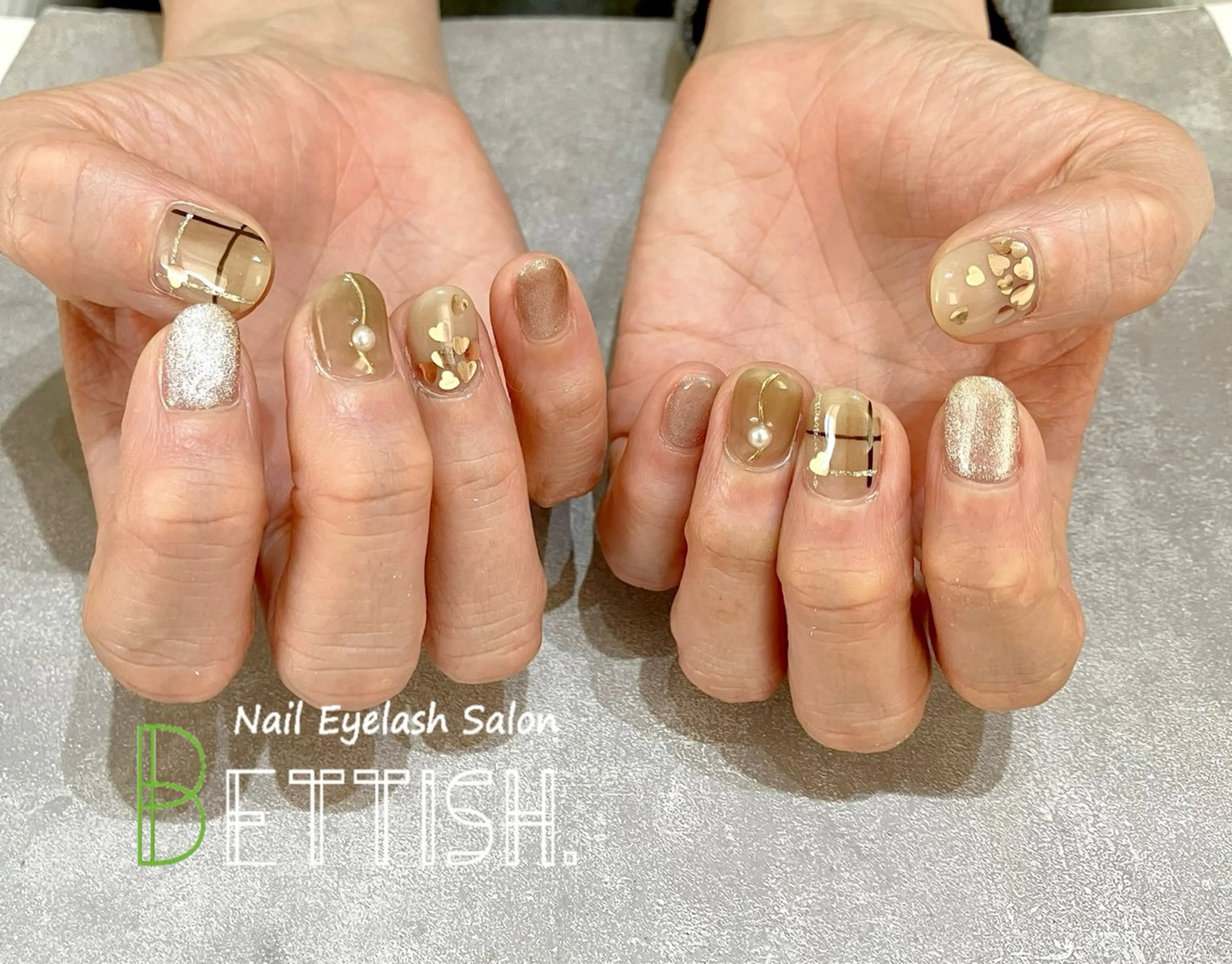 ネイル バレンタイン ハンドネイル BETTISH. KUMIKO☺︎︎のネイルデザイン