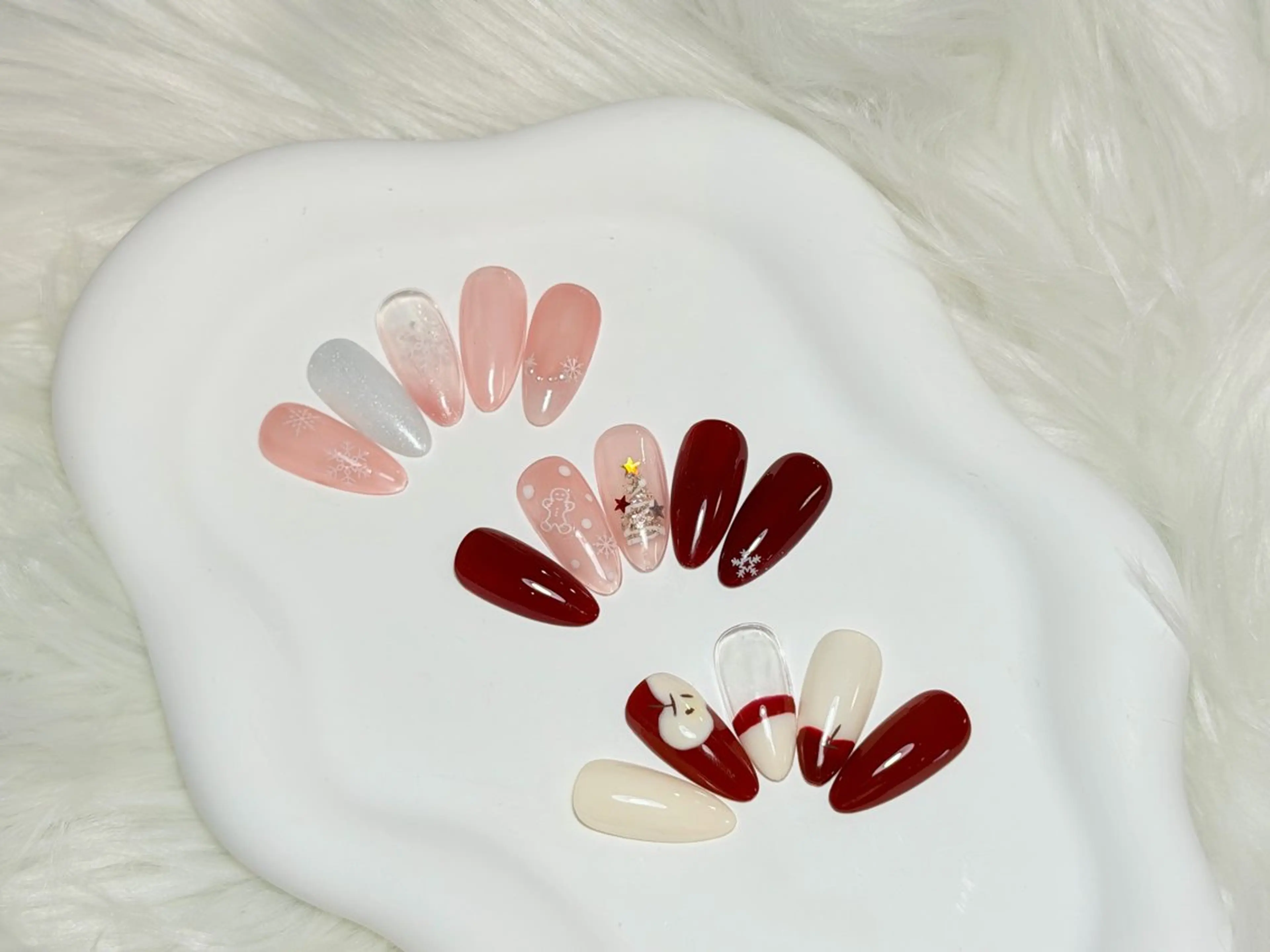 ネイル 冬ネイル クリスマス Z.Nail_ ばのネイルデザイン