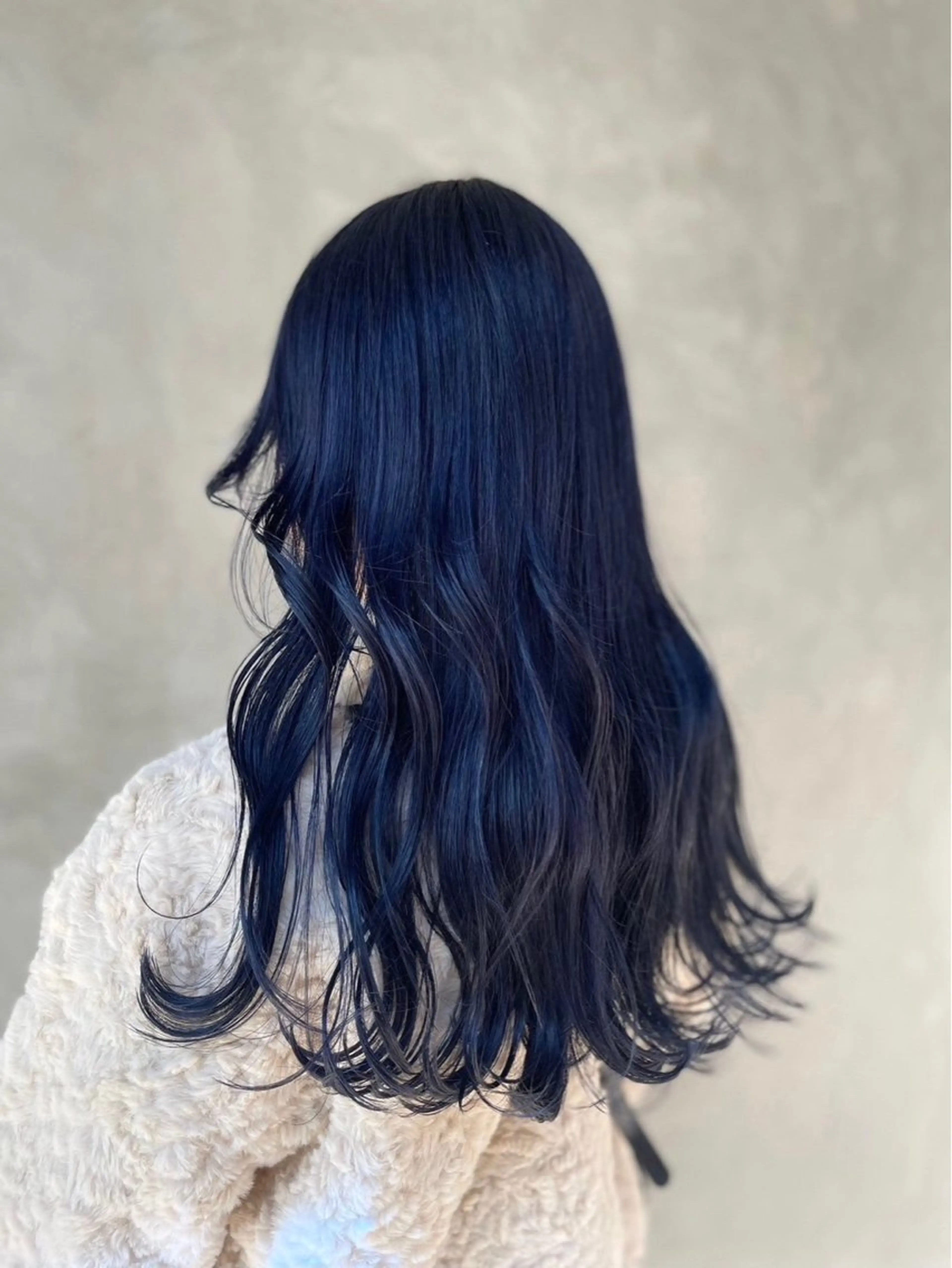 ロング カラー ネイビーカラー ヘアカラー ブレンバイドット所属・ニュアンスカラー/ 🫧レミ(坊主)のヘアスタイル