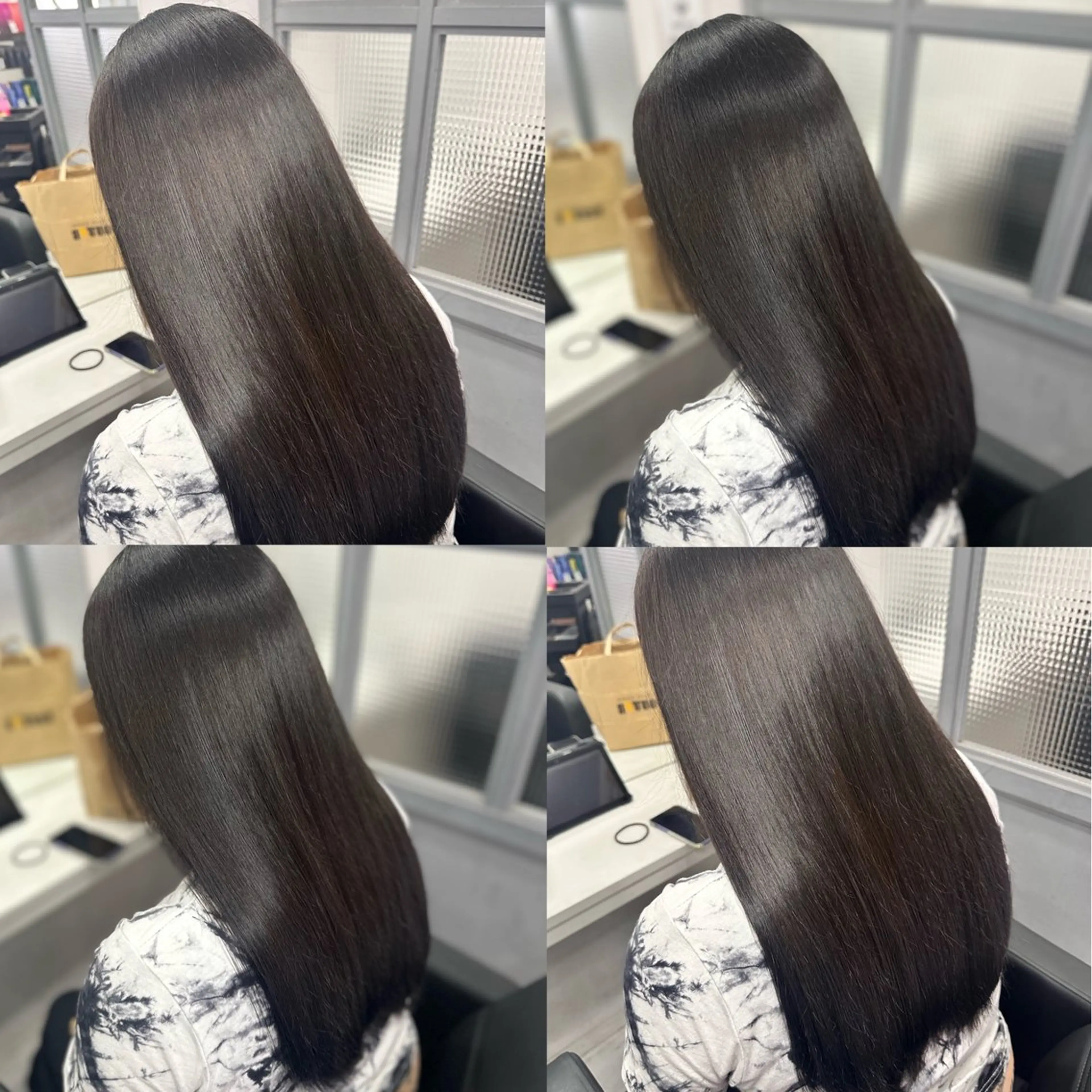 ロング カラー 髪質改善×矯正🫧 韓国ヘアasamiのヘアスタイル