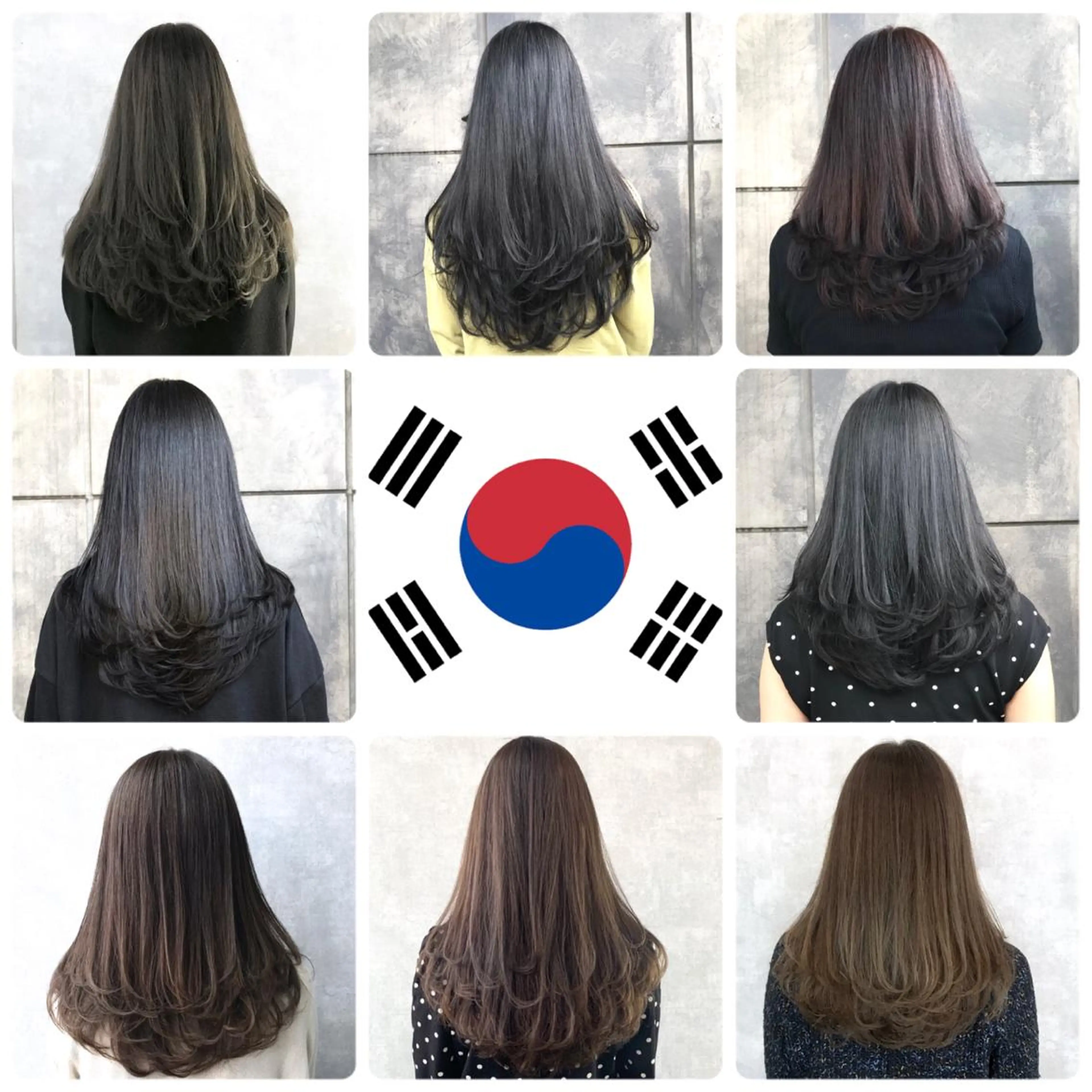 ロング ハッシュカット ヨシンモリ ムルギョル巻き 韓国風ヘア レイヤーカット サロウィン所属・K-POP好き美容師 🇰🇷Kai.Yのヘアスタイル