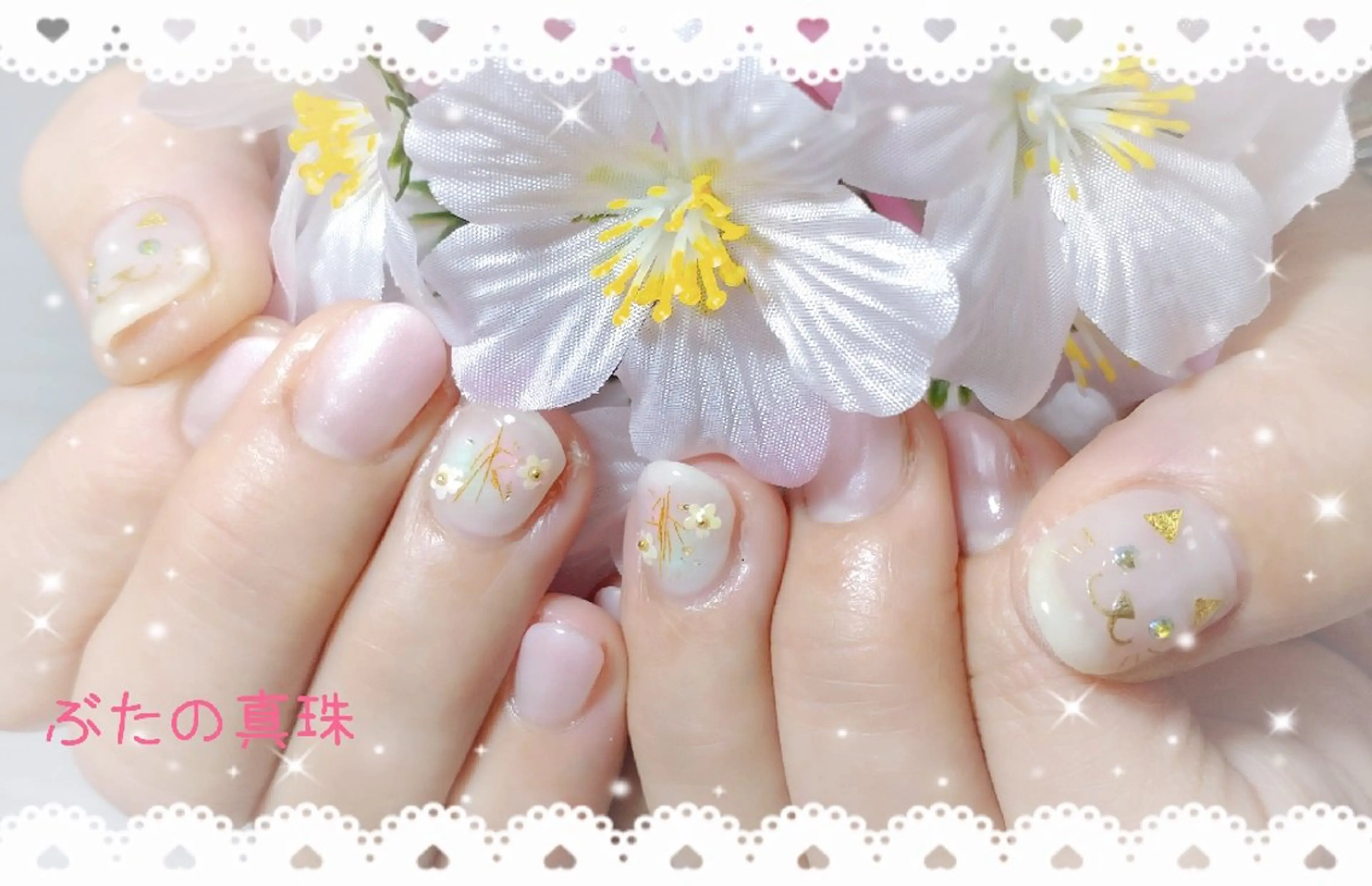 ネイル ハンドネイル 林 珠里のネイルデザイン