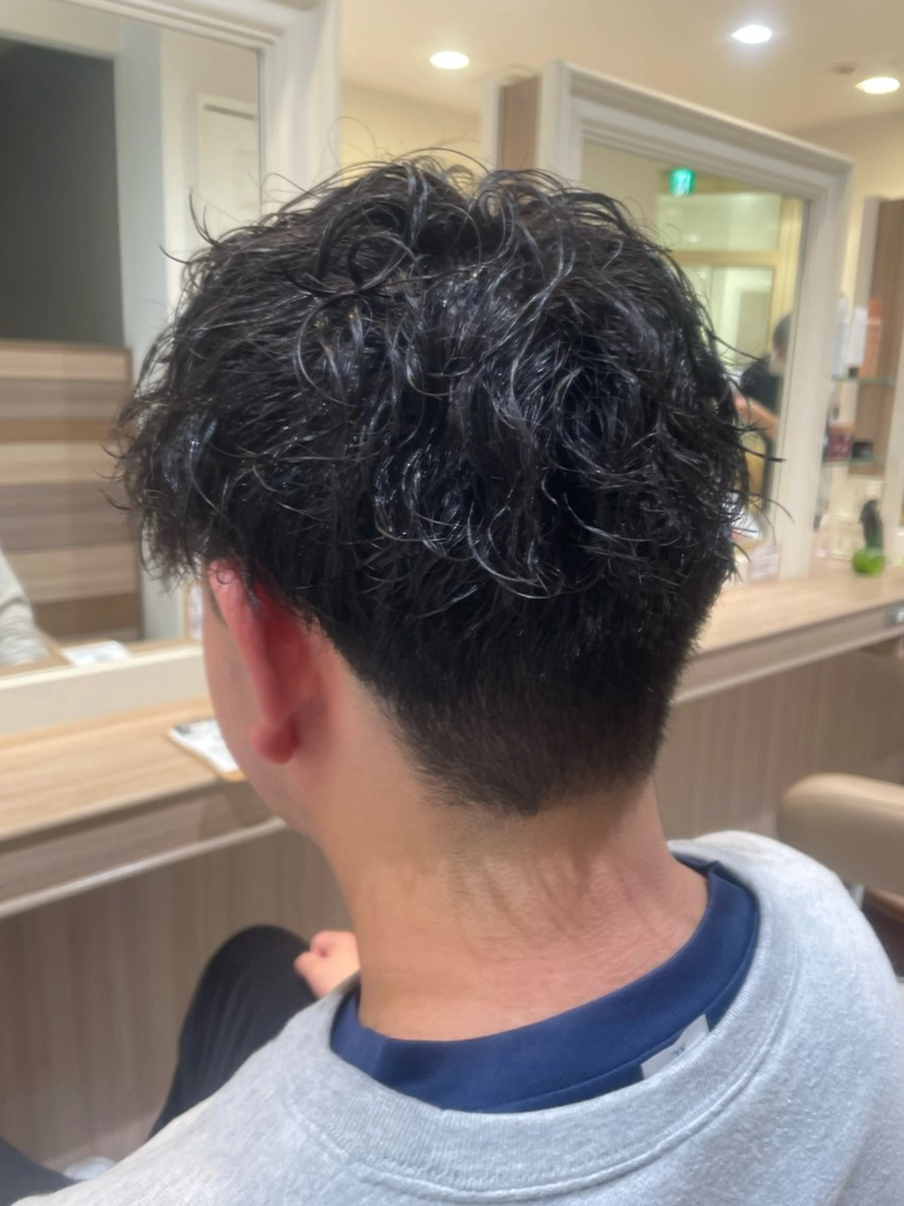 ショート パーマ メンズ カット パーマ 韓国ヘアメイク🎀/ 縮毛矯正✨山本媛香のヘアスタイル